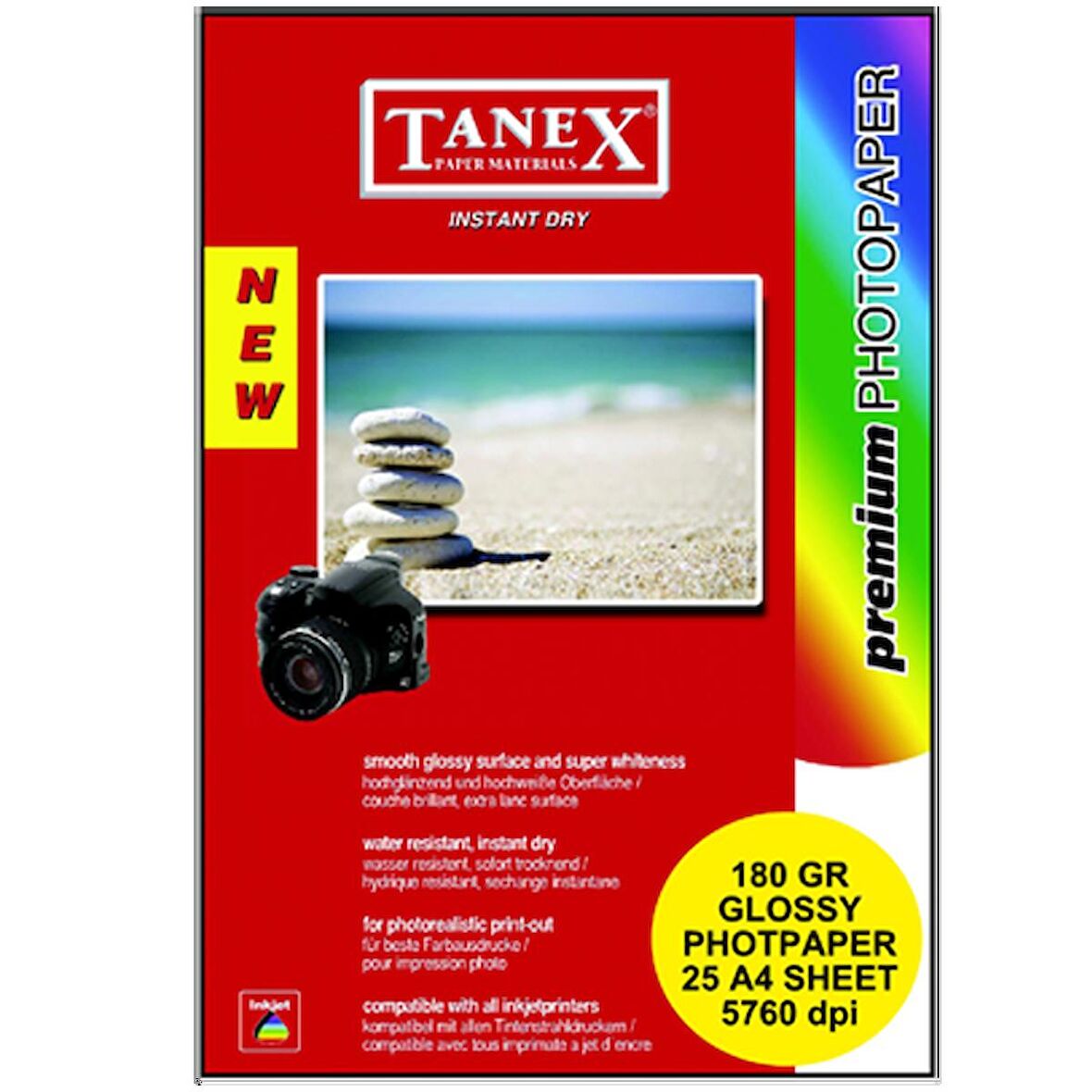 Tanex Fotoğraf Kağıdı 25 Li Yp A4 180 Gr