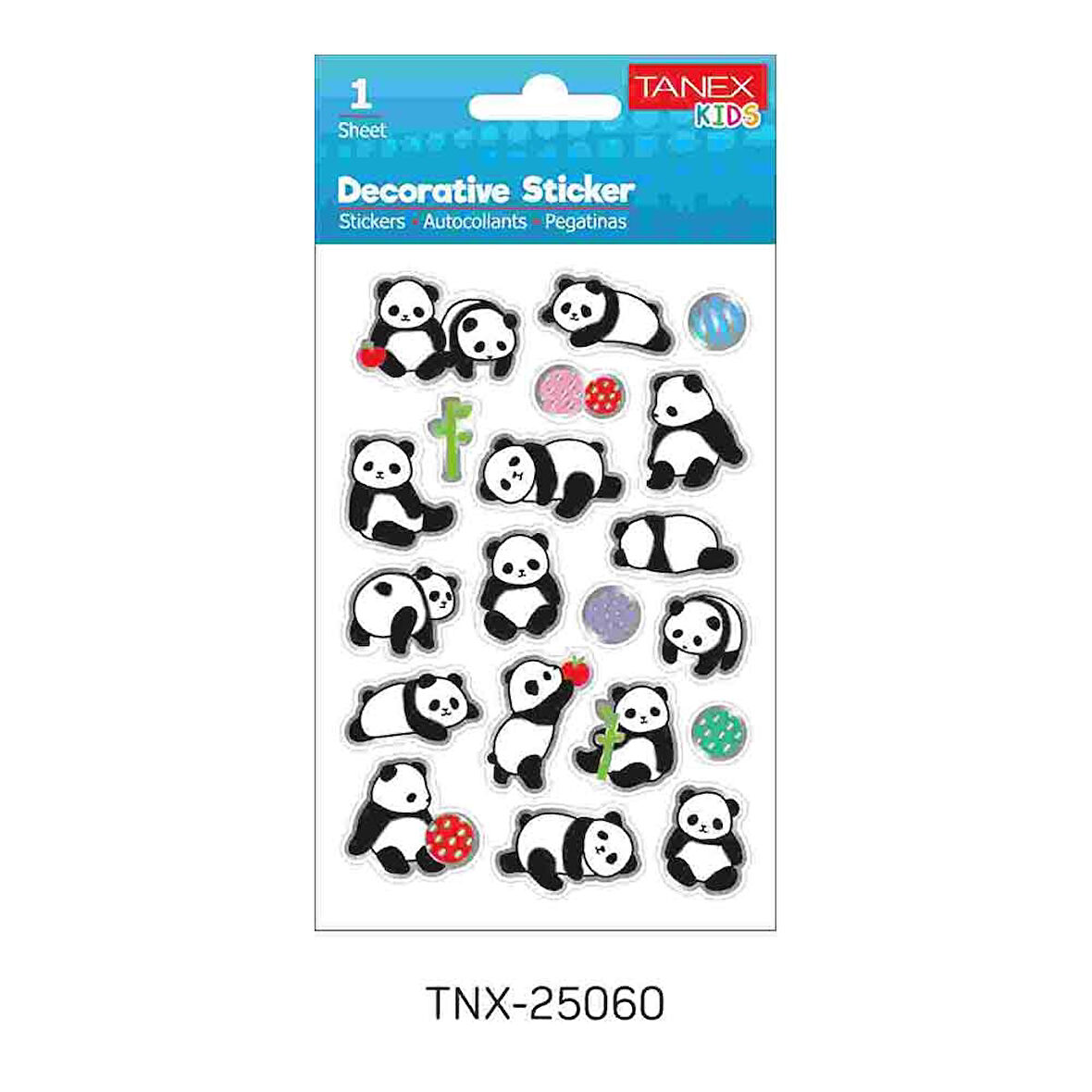 Tanex Panda Serisi Sticker TNX-25060
