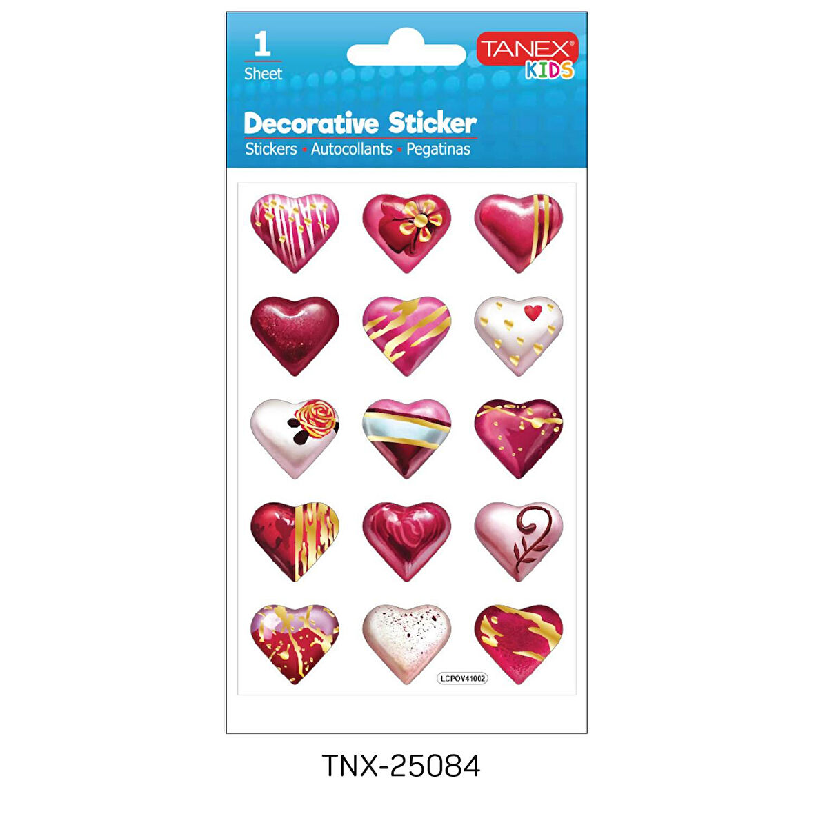 Tanex Kids Sticker Puffy Kalpler (25084)
