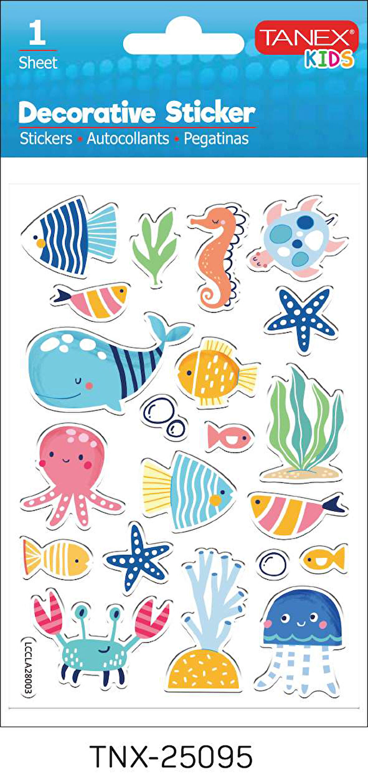 Tanex Deniz Canlıları Serisi Etiketi TNX-25095