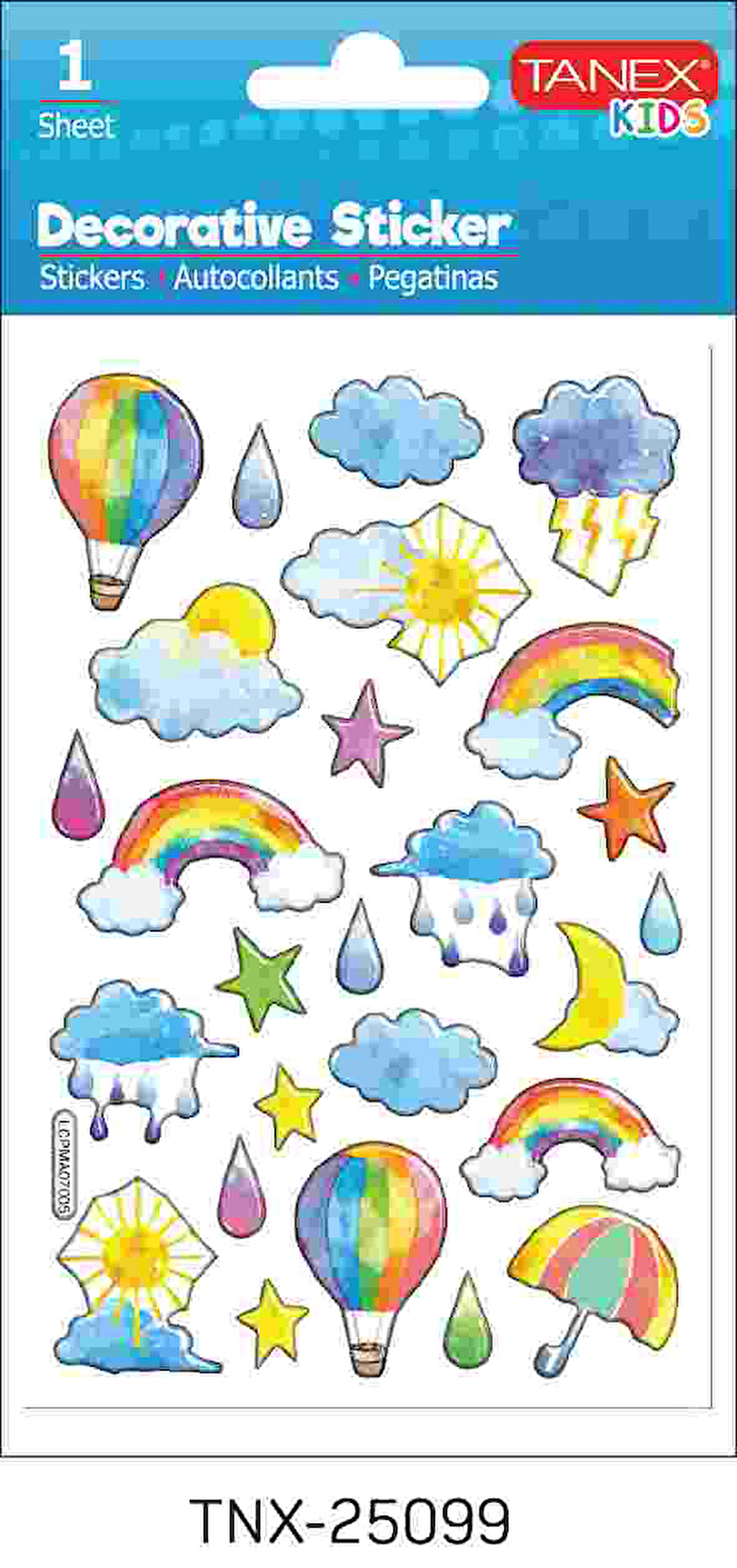 Tanex Gökkuşağı Serisi Etiketi TNX-25099
