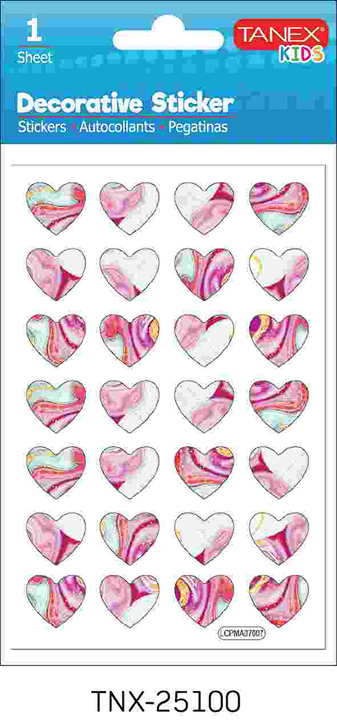 Tanex Kalp Serisi Etiketi TNX-25100