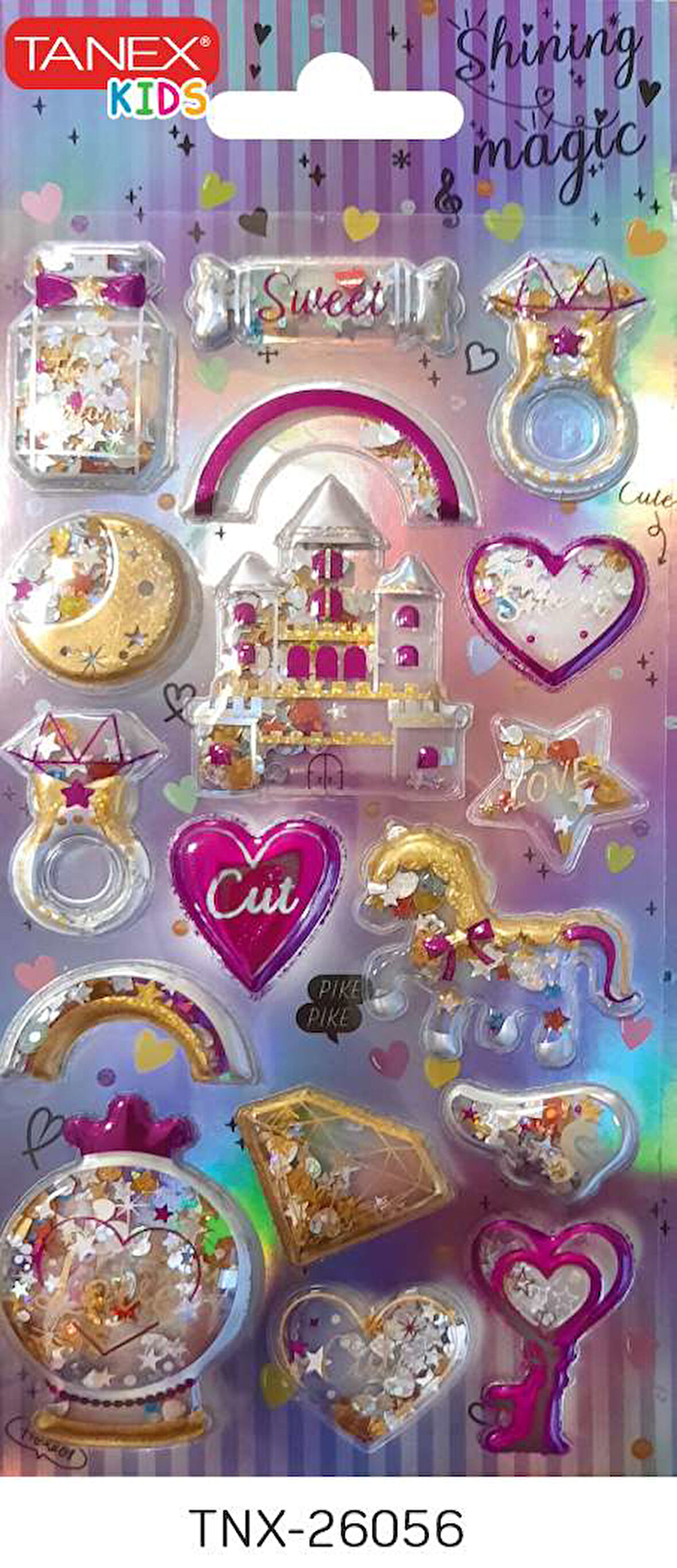 Tanex Parlak Simli-6 Serisi Etiketi TNX-26056