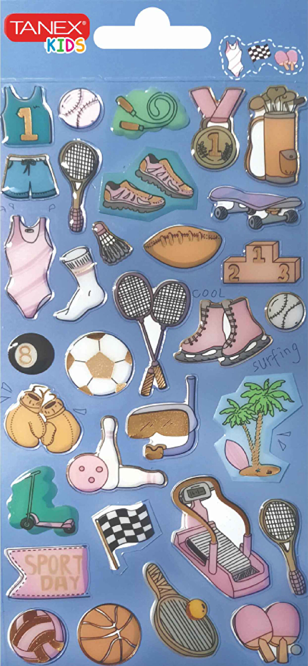 Tanex Şeffaf Kristal-1 Serisi Etiketi TNX-26501