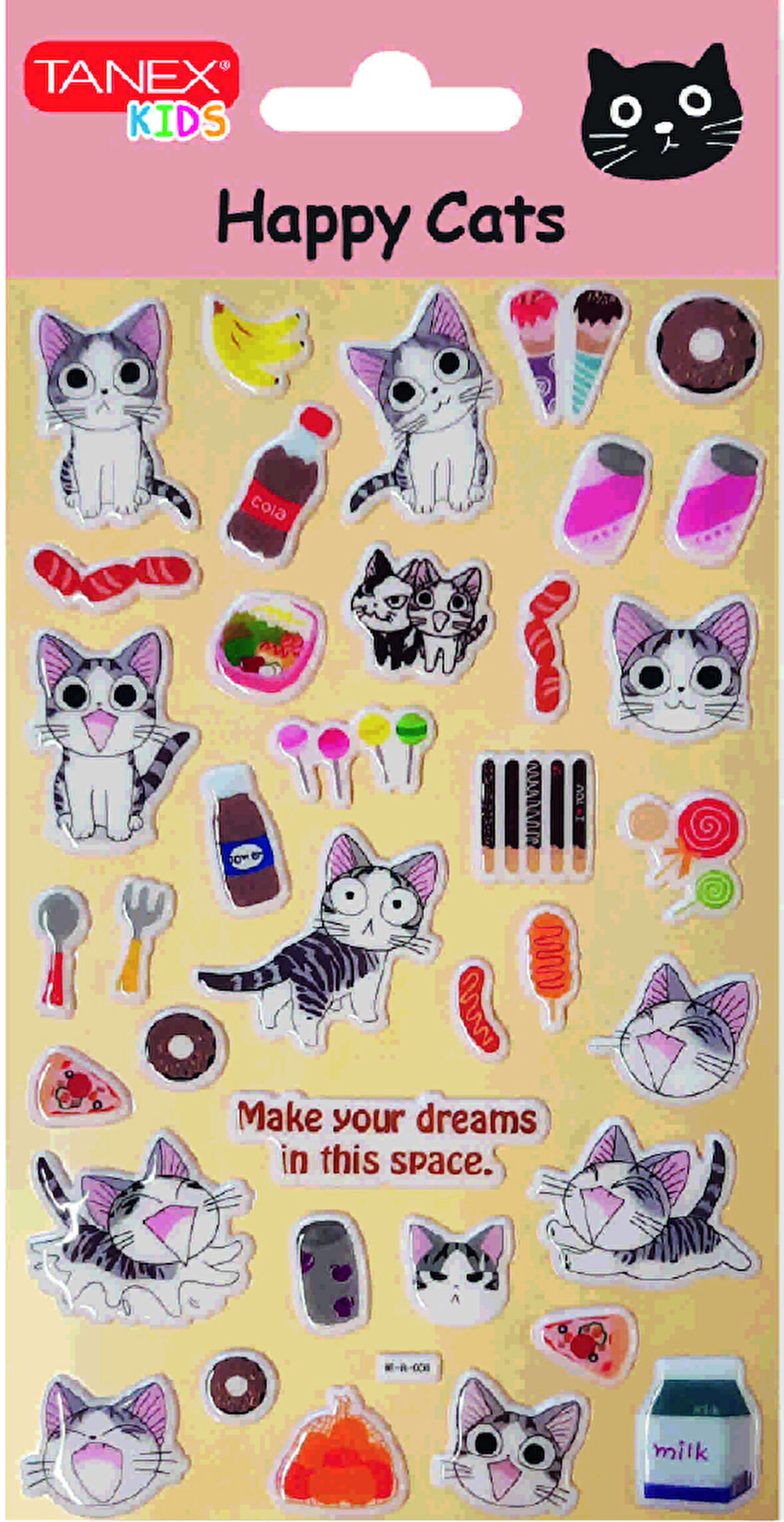 Tanex Sempatik Kedi-6 Serisi Etiketi TNX-25146