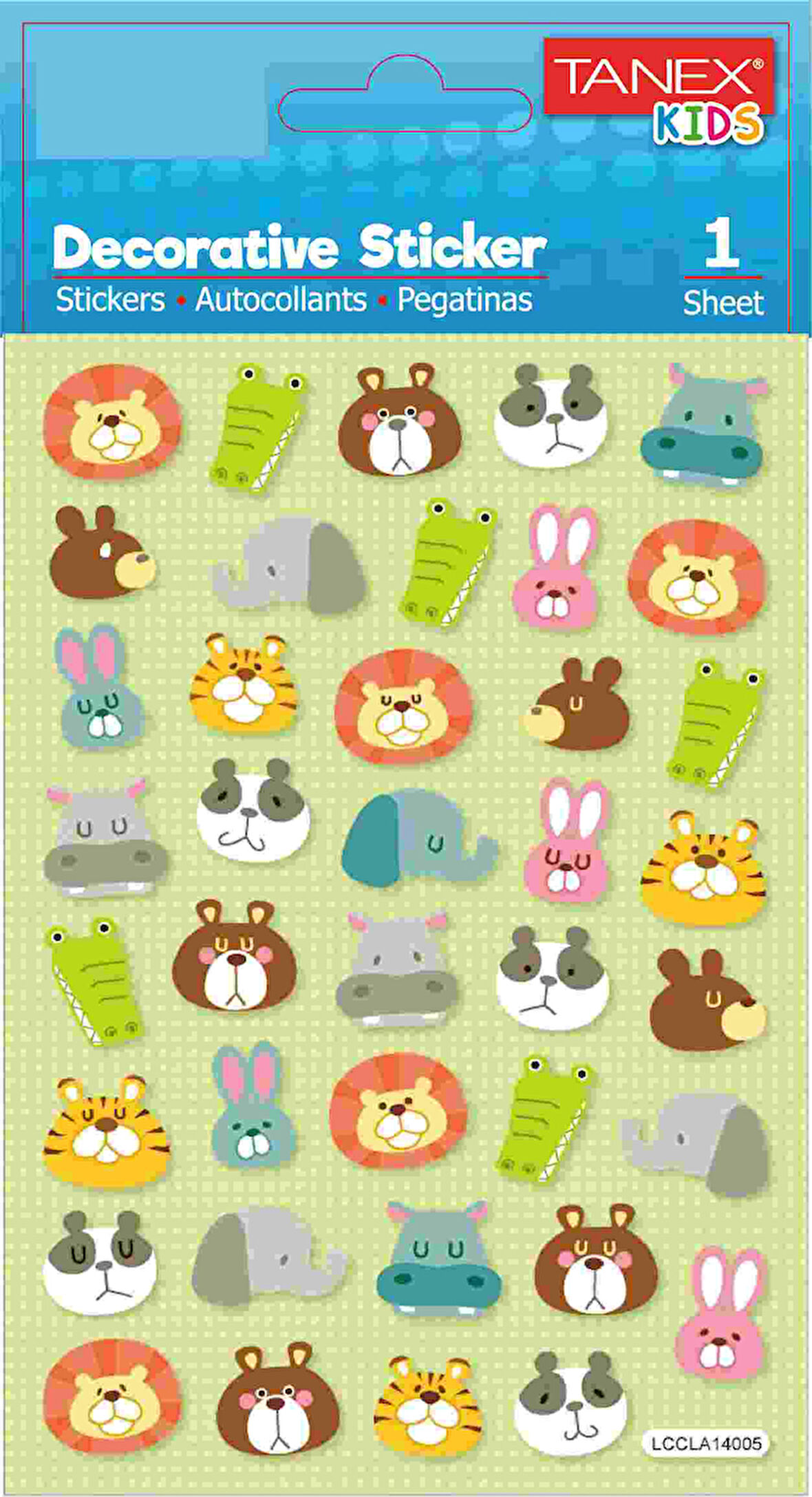 Tanex Sevimli Aslan Serisi Etiketi TNX-25155