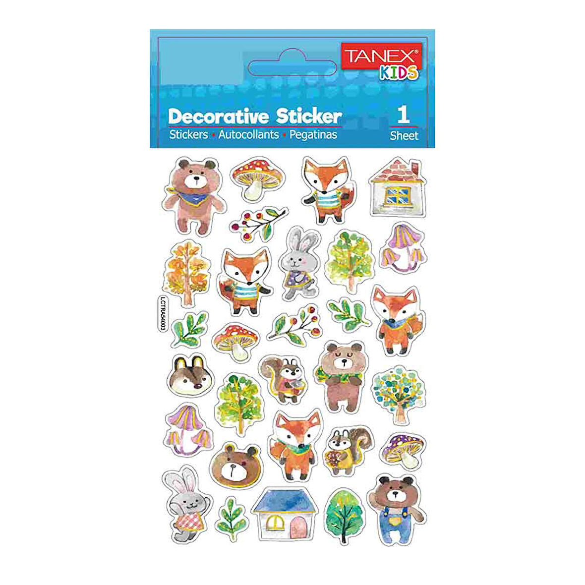 Tanex Orman Canlıları-5 Serisi Etiketi TNX-25186