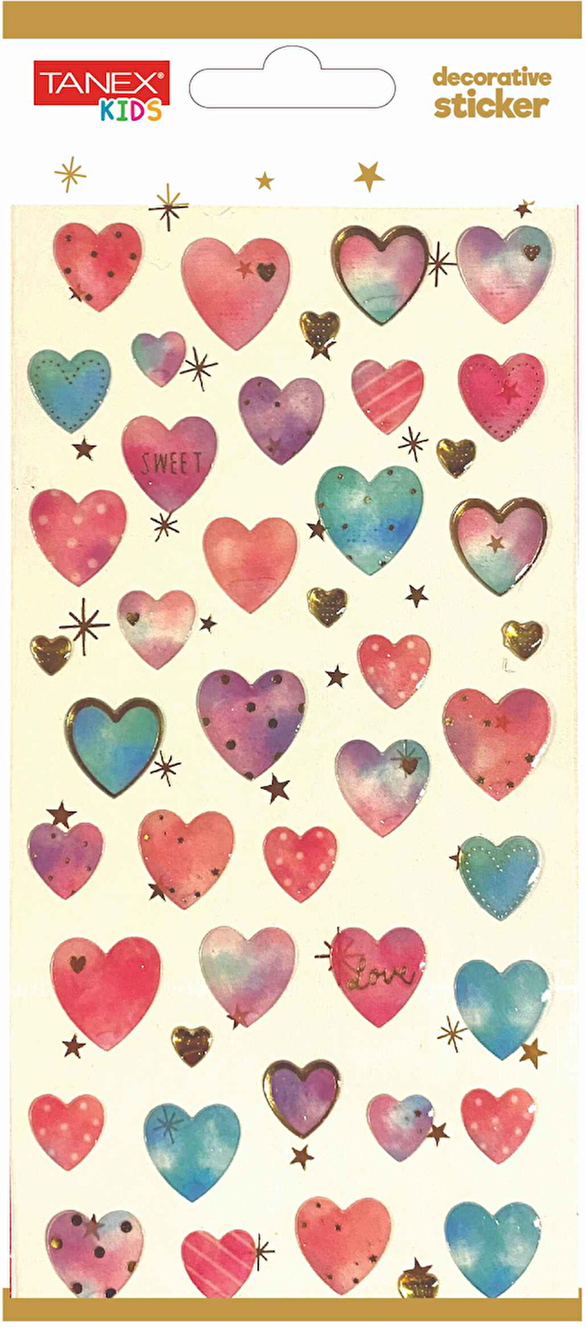 Tanex Decorative Sticker-8 Puffy Etiketi TNX-5007