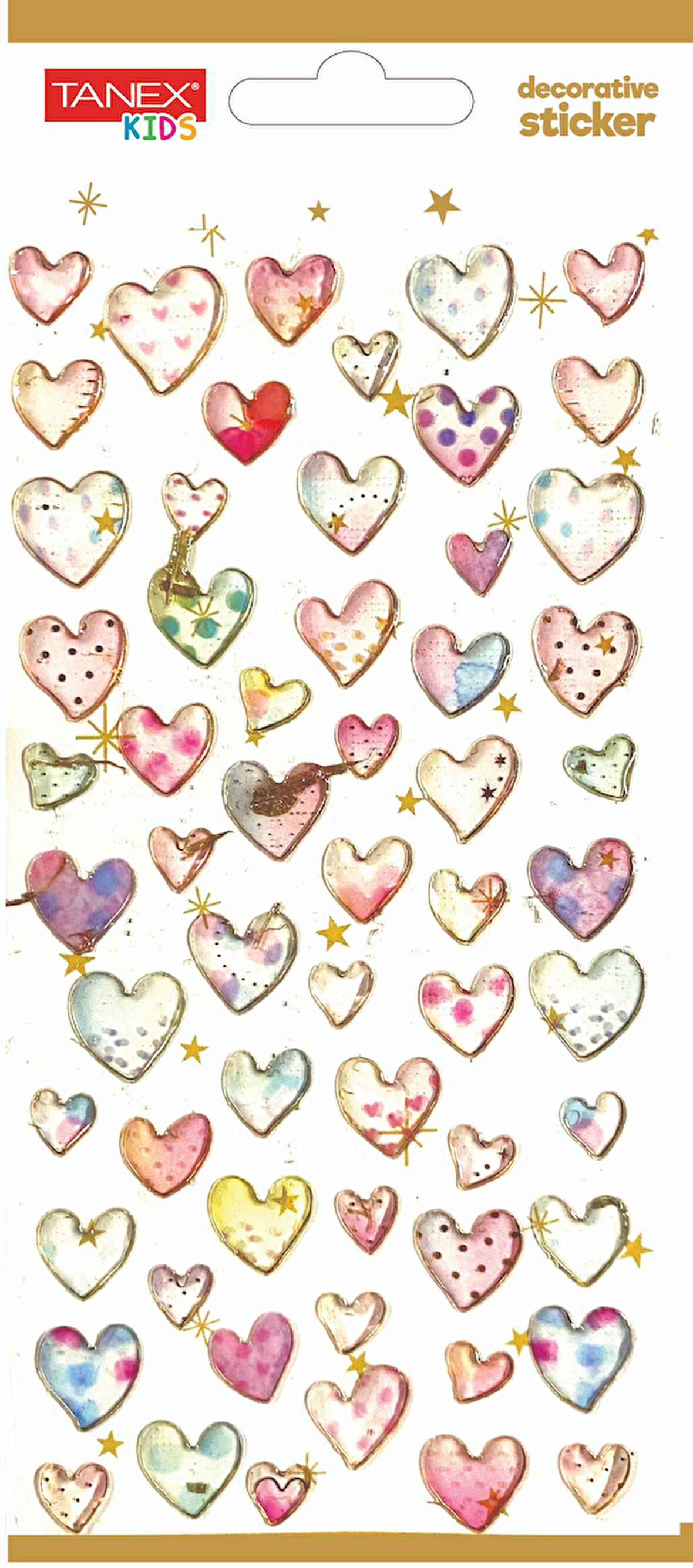 Tanex Decorative Sticker-11 Puffy Etiketi TNX-5010