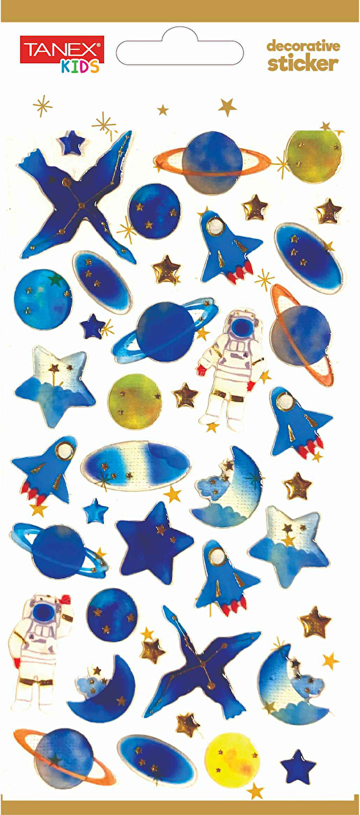 Tanex Decorative Sticker-12 Puffy Etiketi TNX-5011