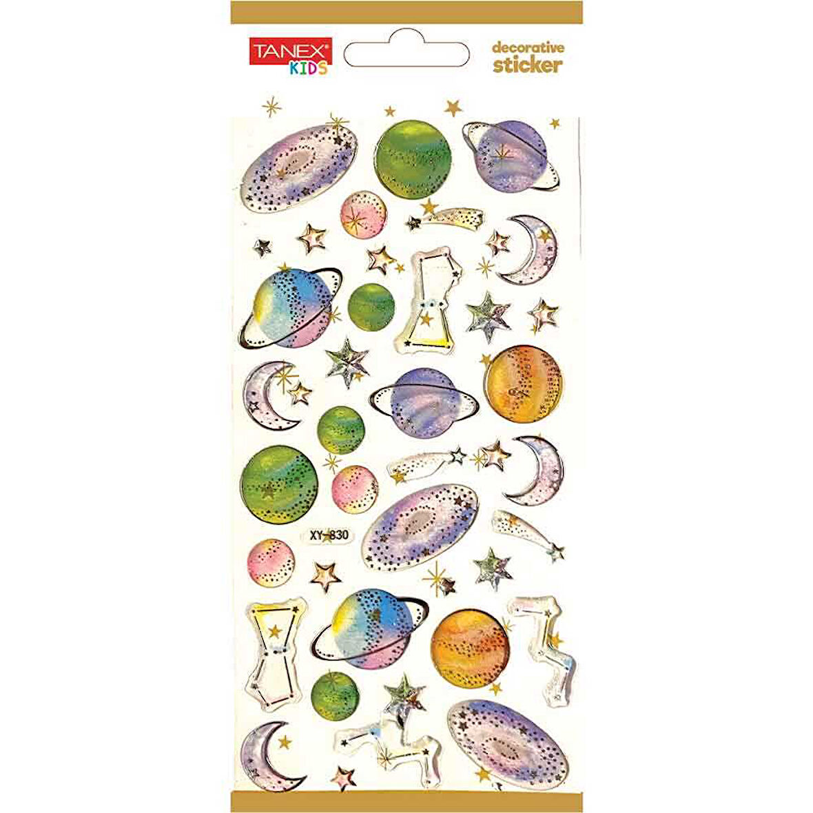Tanex Decorative Sticker - 15 Puffy Etiketi TNX-5014