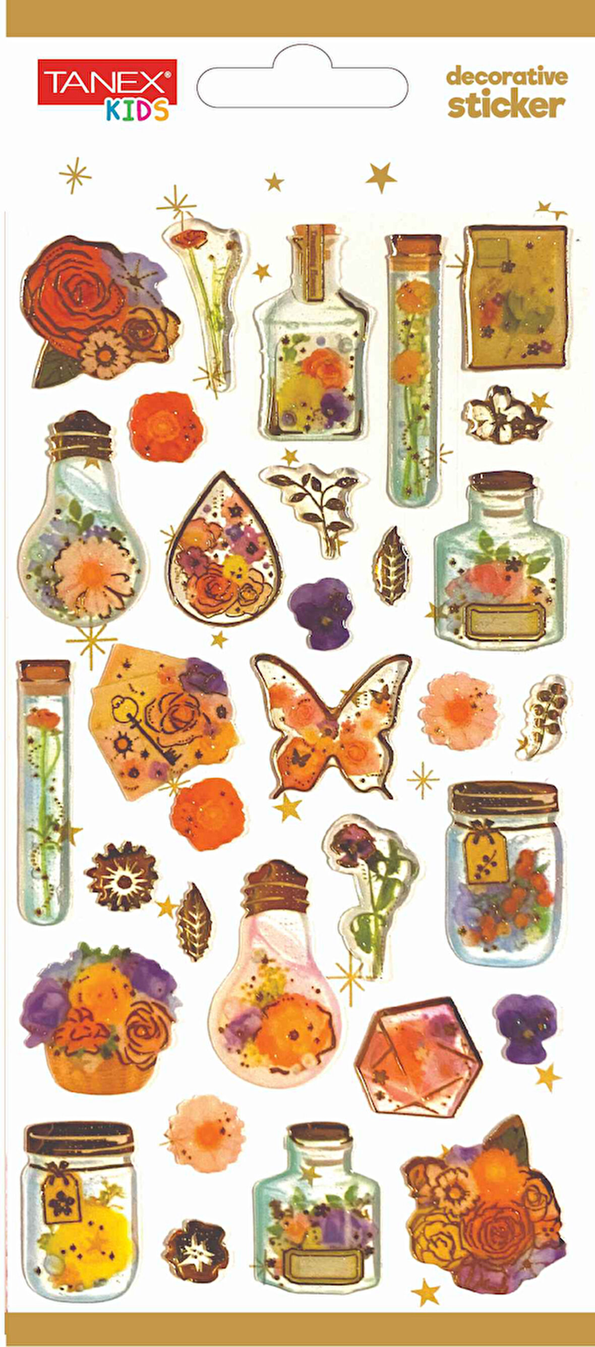 Tanex Decorative Sticker-24 Puffy Etiketi TNX-5023