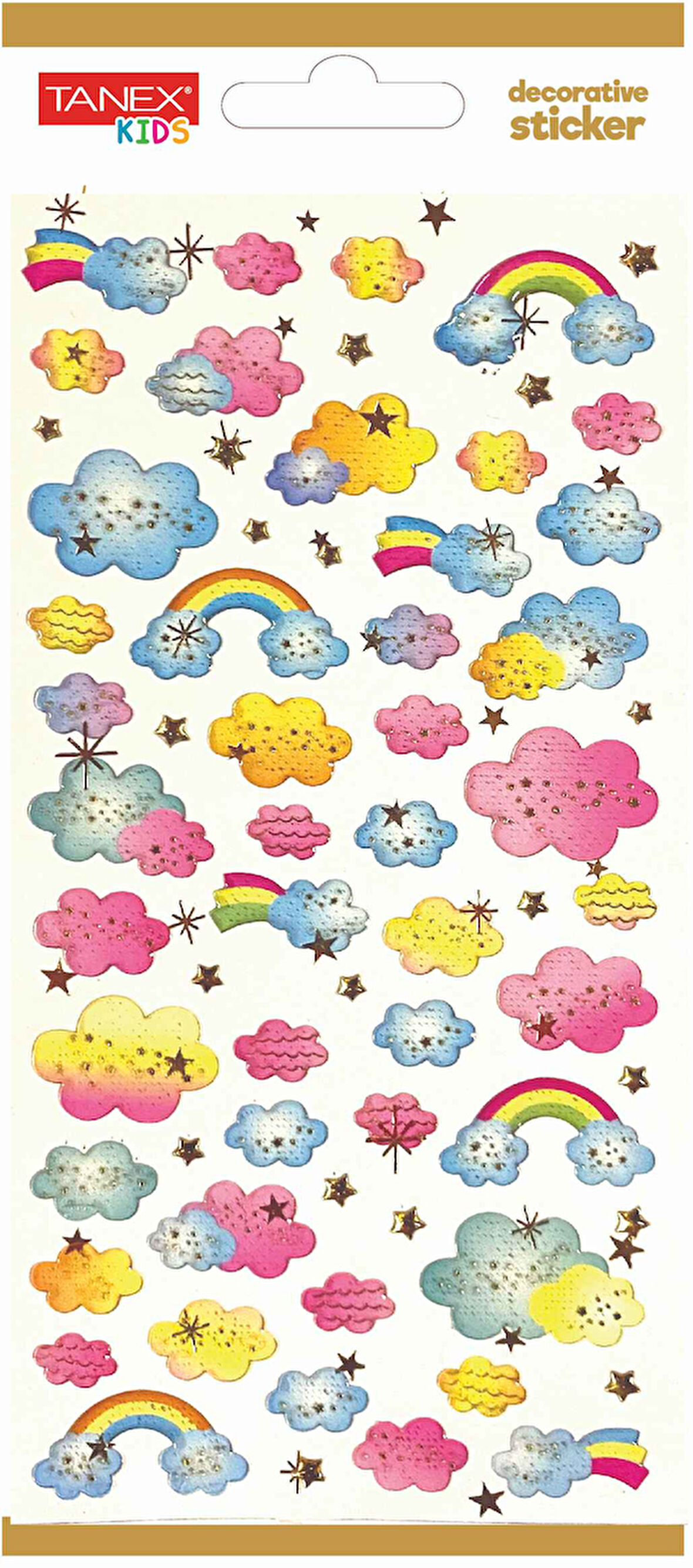 Tanex Decorative Sticker-1 Puffy Etiketi TNX-5000