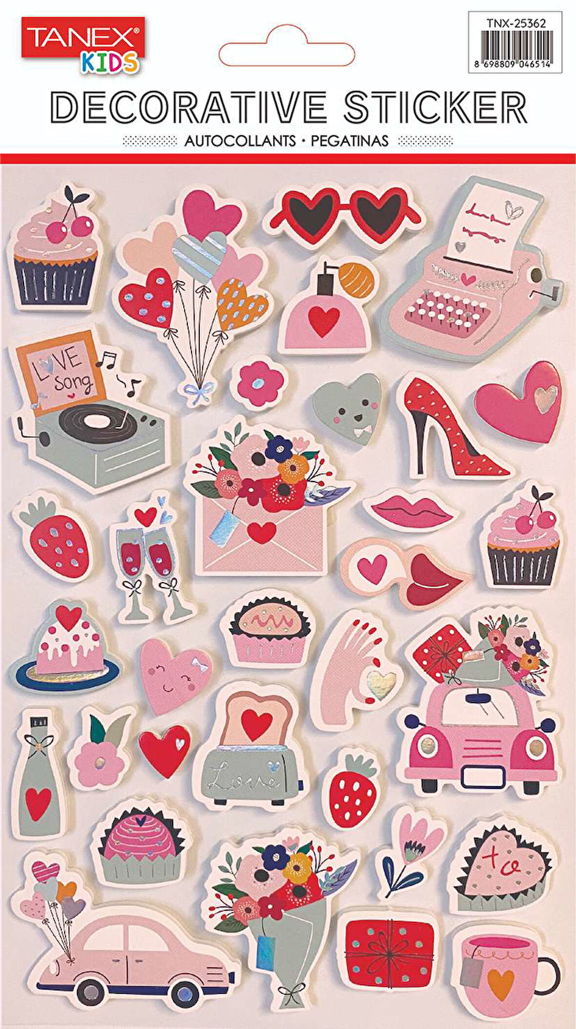 Tanex Parti Serisi Puffy Etiketi TNX-25362