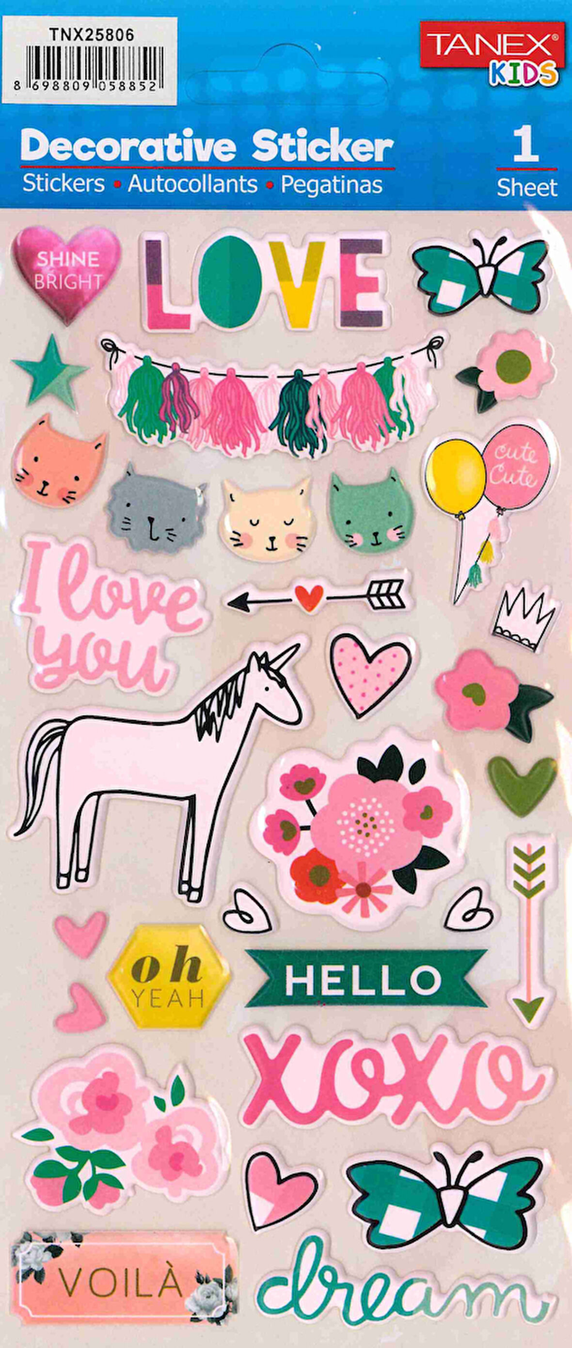 Tanex Decoratıve Sticker TNX-25806