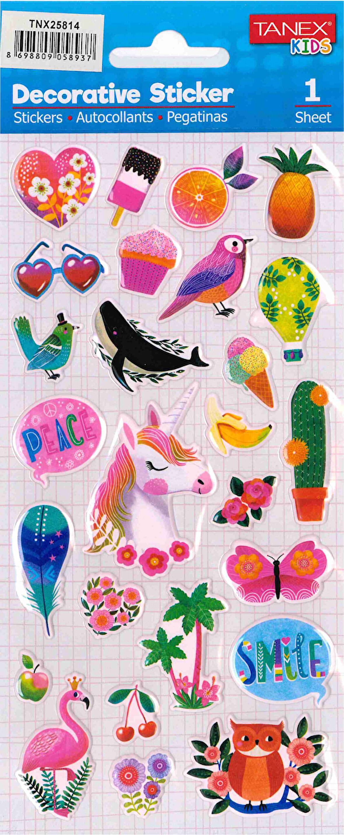 Tanex Decoratıve Sticker TNX-25814
