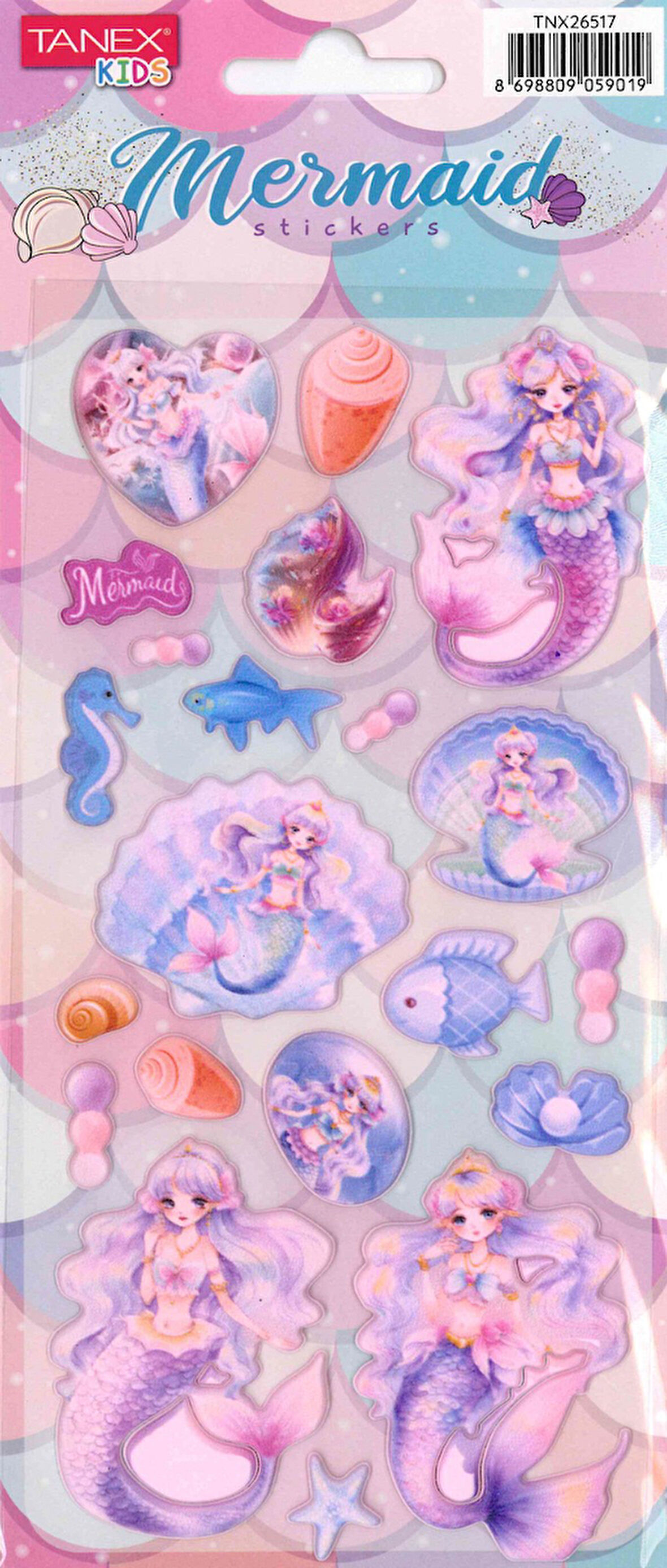 Tanex Deniz Kızı Serisi Sticker TNX-26517