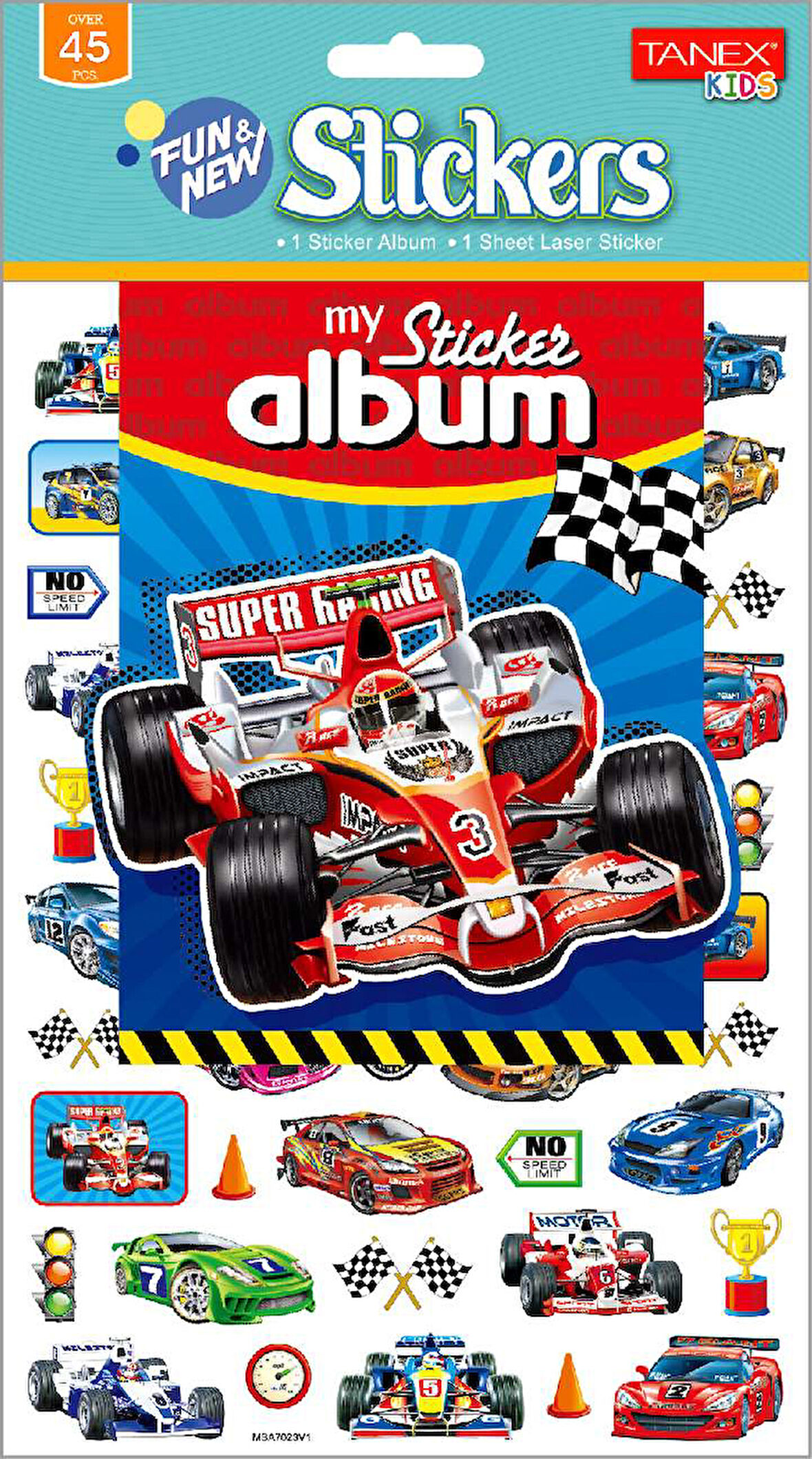 Tanex Yarış Arabası Albüm Serisi TNX-25456