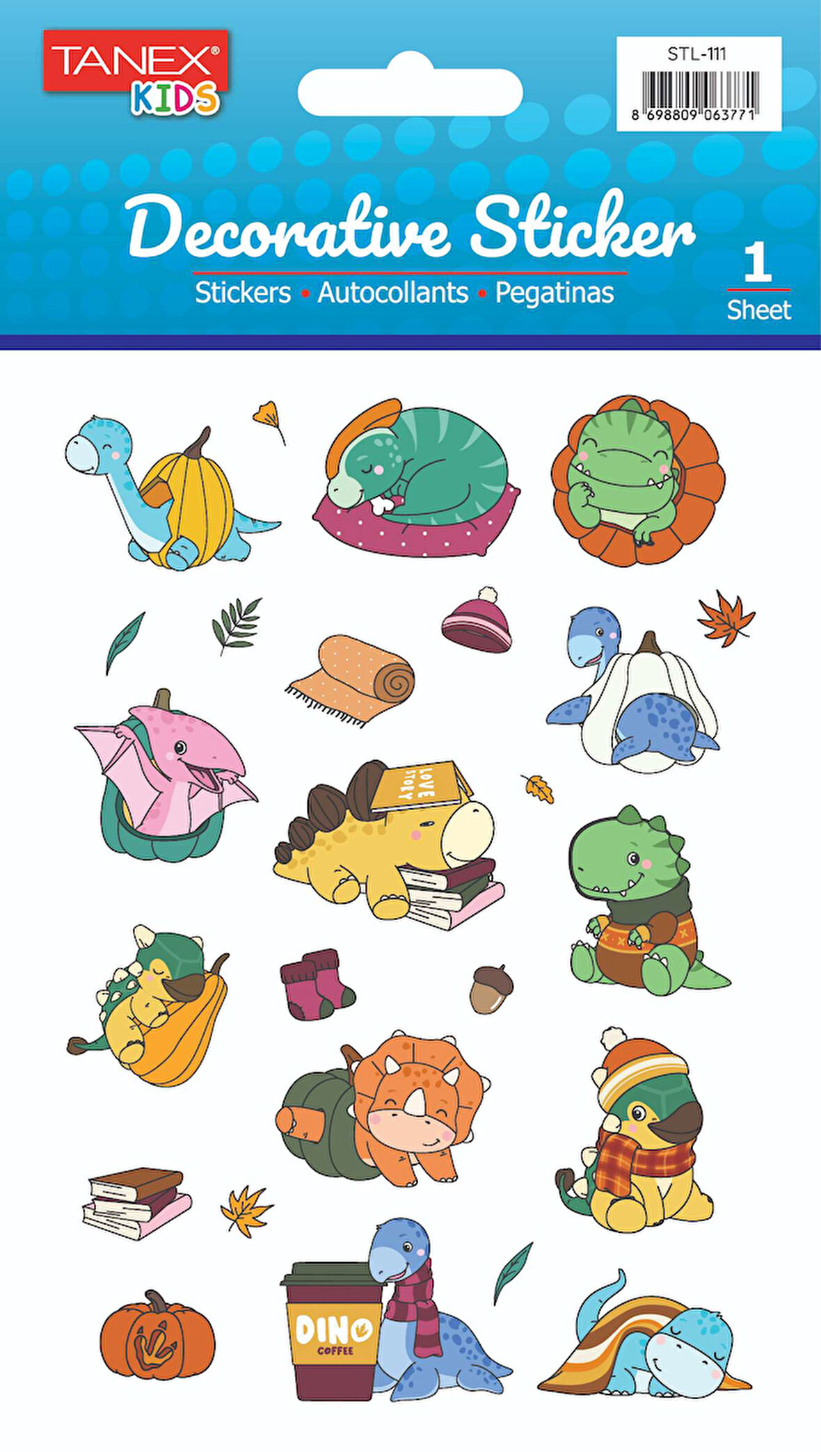 Tanex Sevimli Dinazor Laklı Etiket STL-111