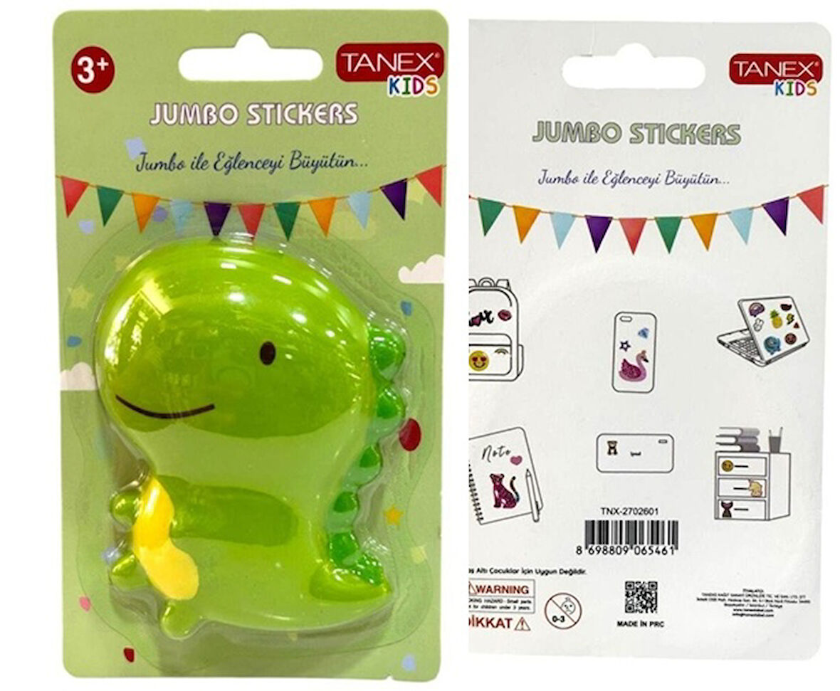 Tanex Jumbo Stickers Sukuşi Dinazor