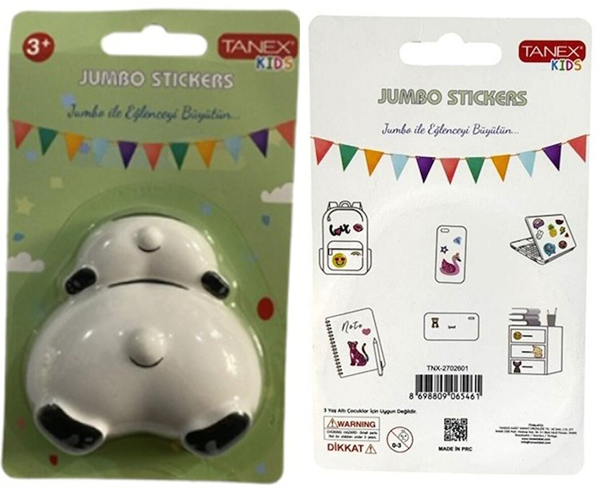 Tanex Jumbo Stickers Sukuşi Panda