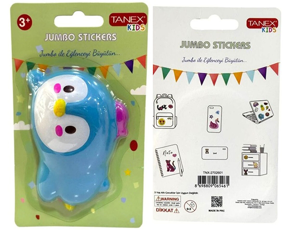 Tanex Jumbo Stickers Sukuşi Penguen