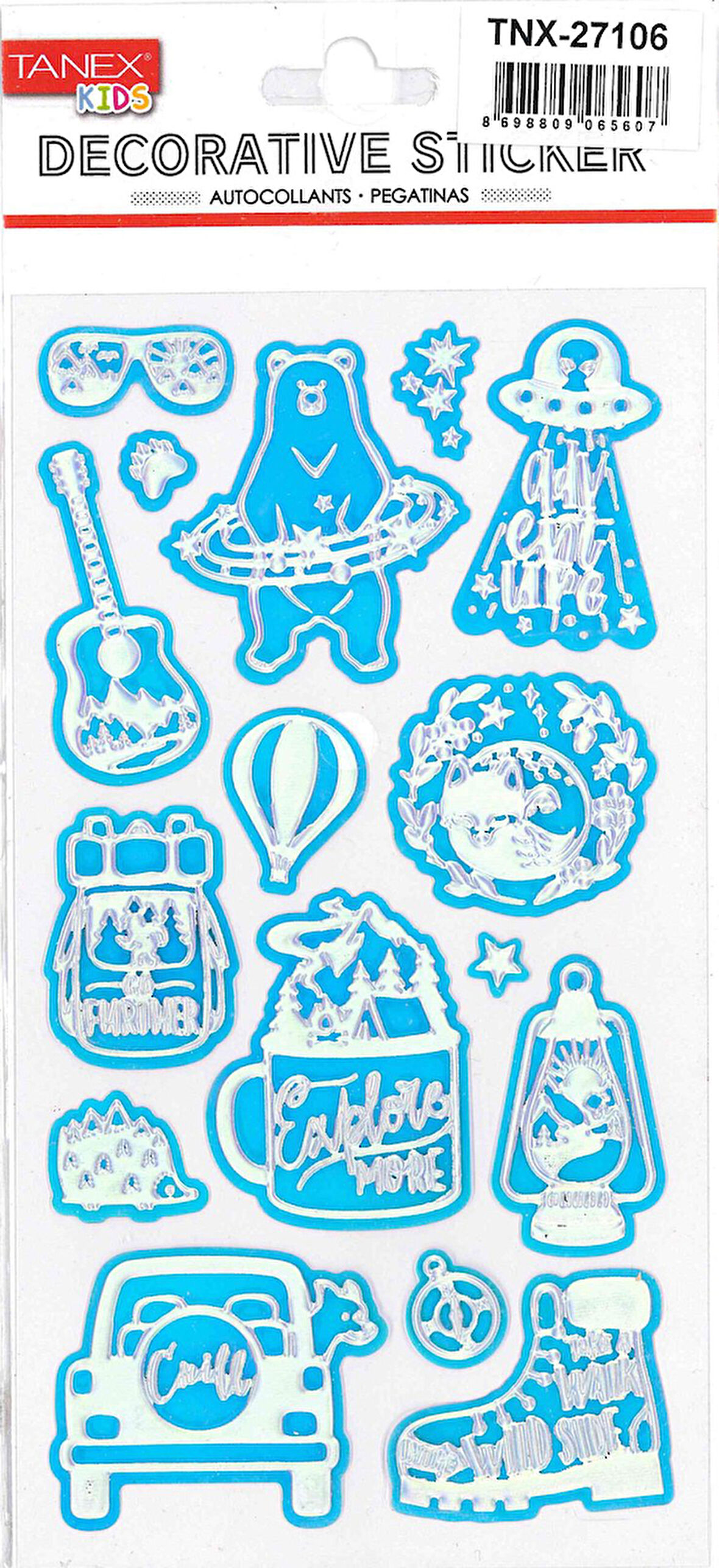 Tanex Puffy Parklak Uzaylı Ayı ve Figür Serisi TNX-27106