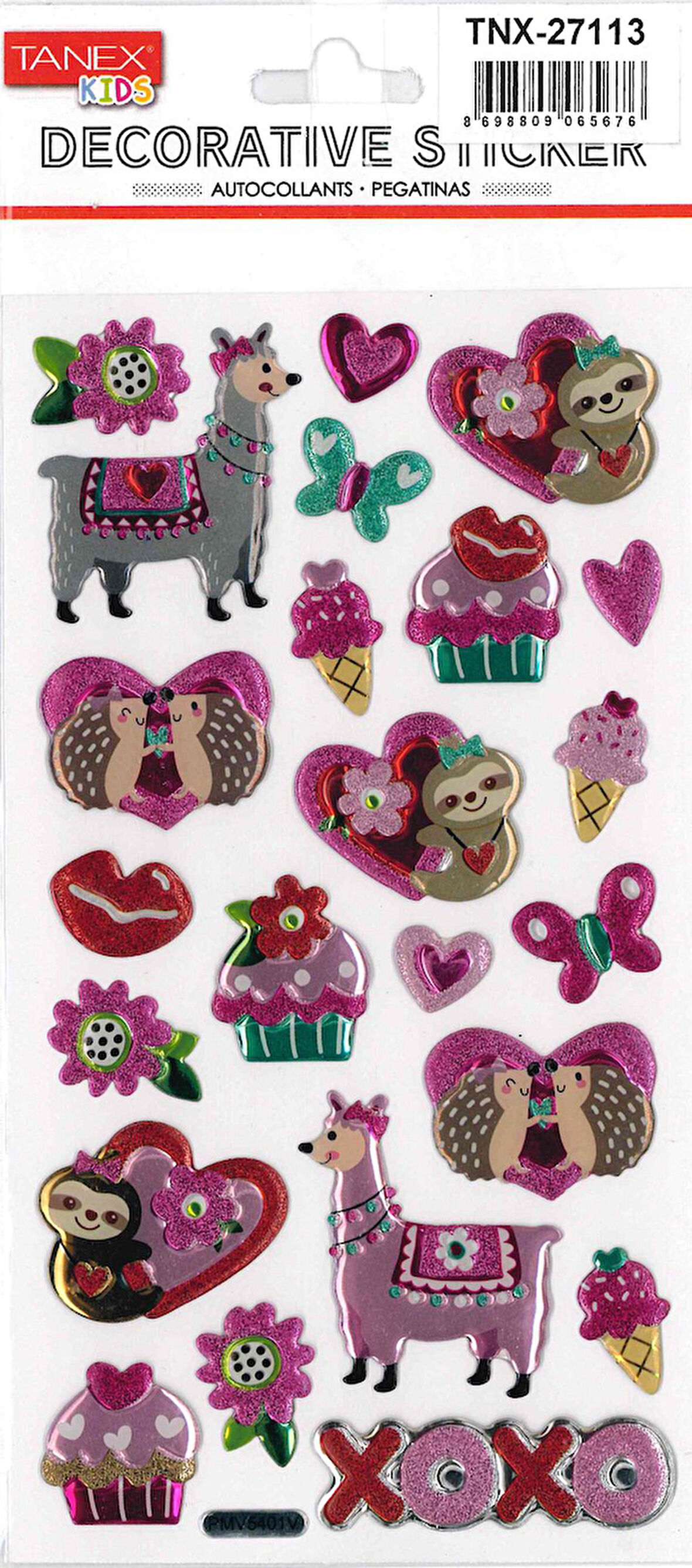 Tanex Puffy Aşık Lama ve Kirpi Serisi TNX-27113