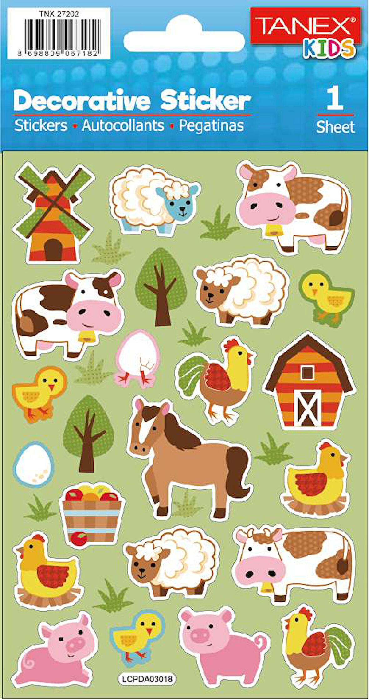 Tanex Puffy Çiftlik Serisi TNX-27202