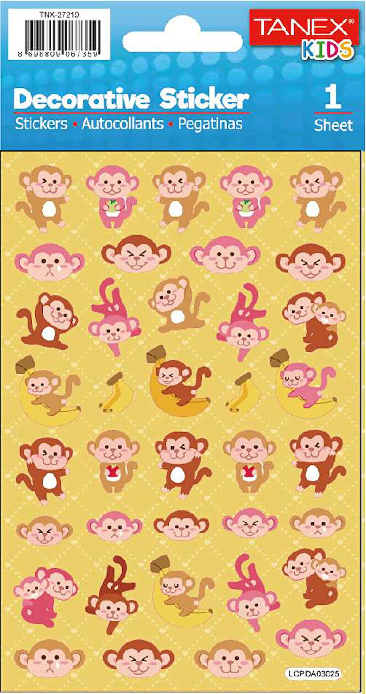 Tanex Puffy Maymuncuk Serisi TNX-27219