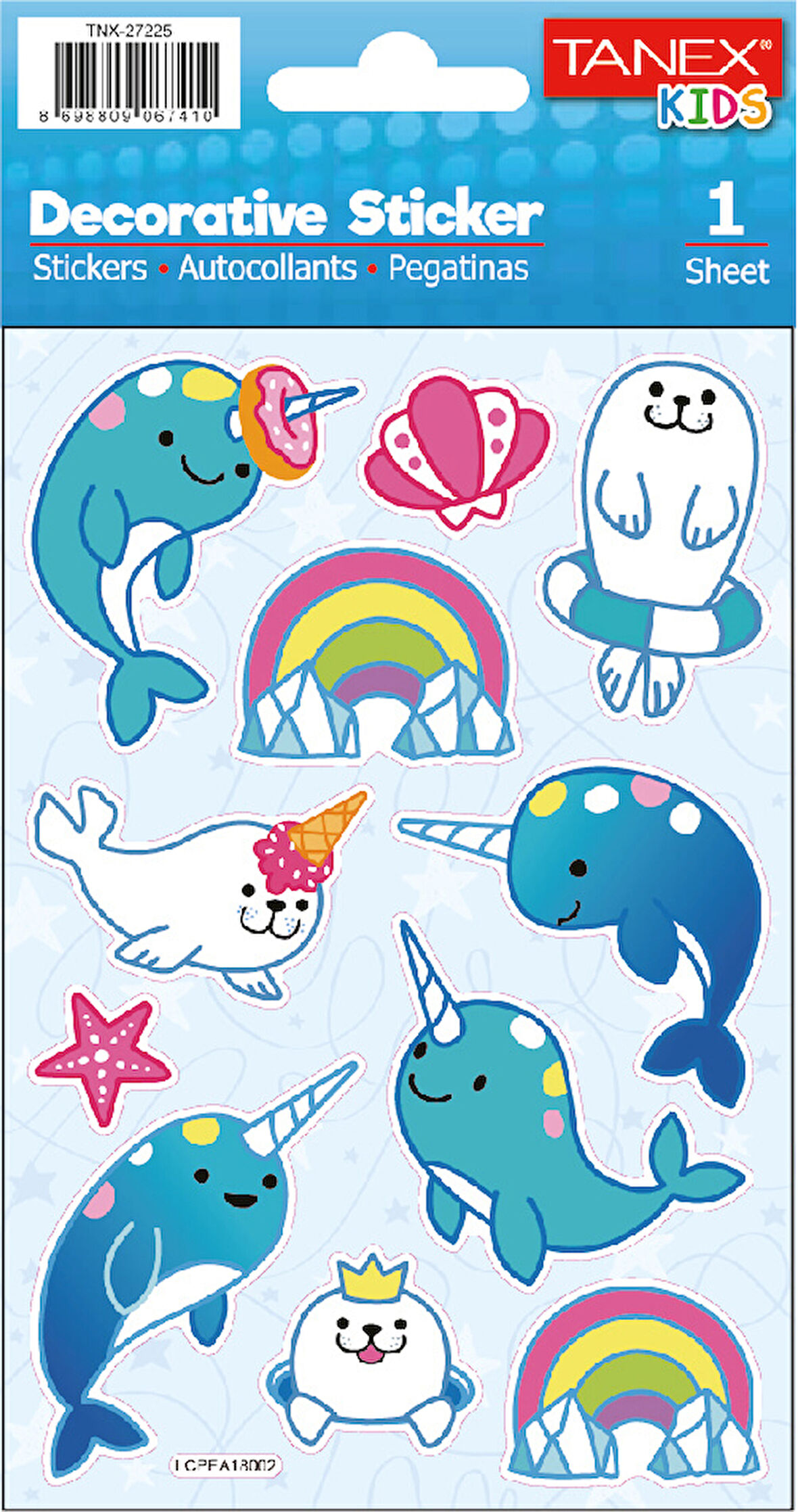 Tanex Puffy Sevimli Foklar Serisi TNX-27225