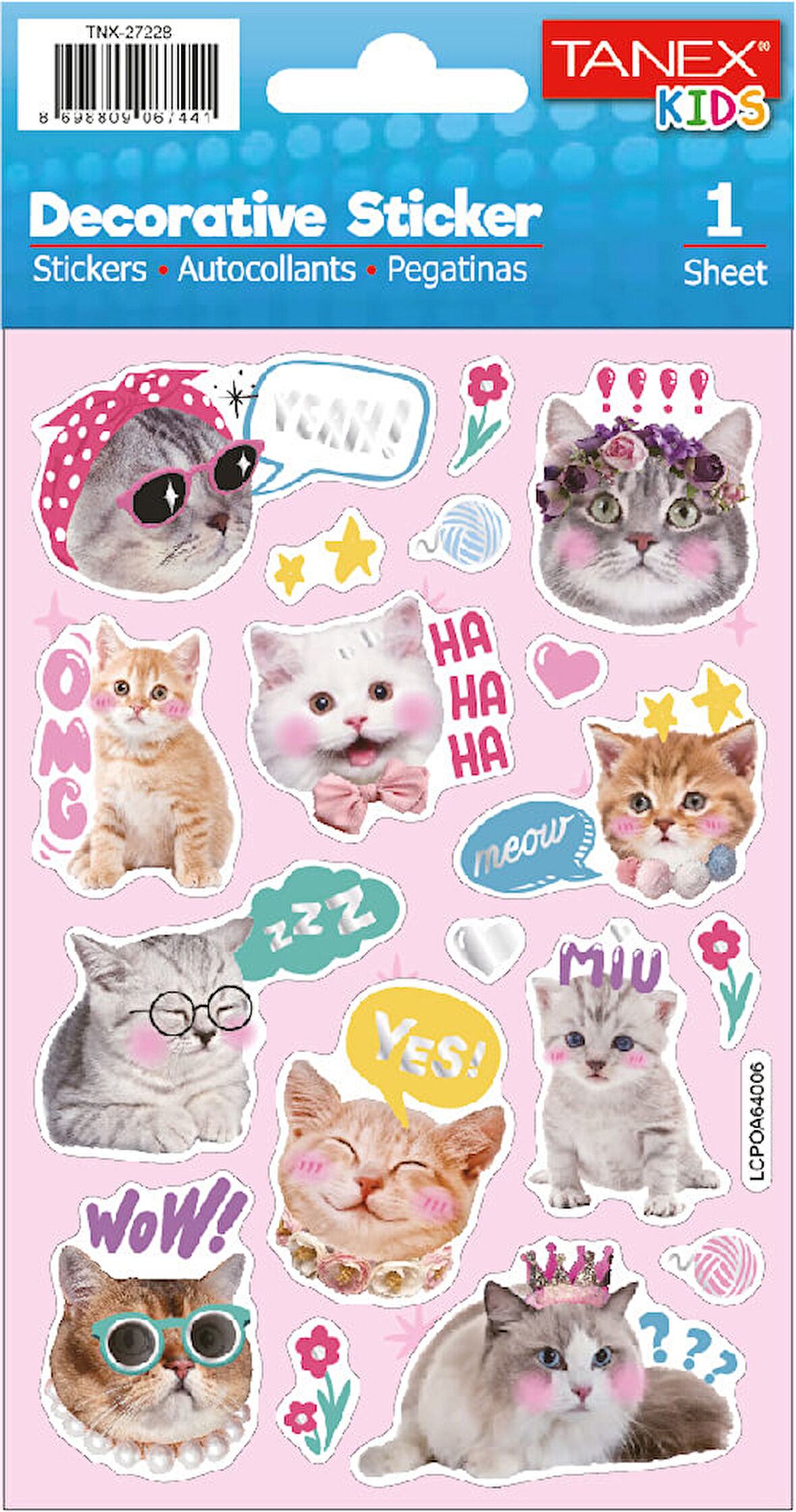 Tanex Puffy Instagram Kedileri Serisi TNX-27228