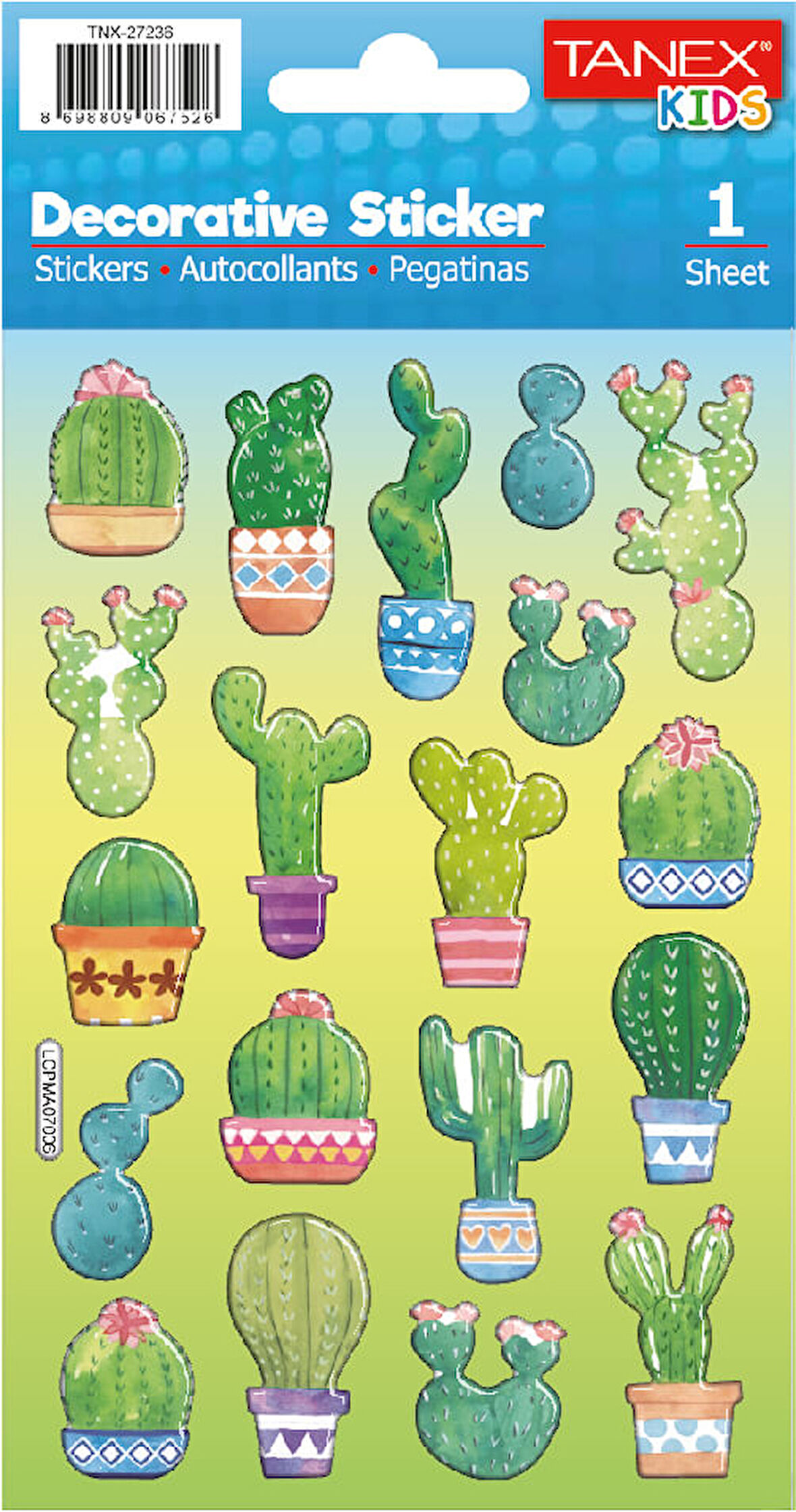 Tanex Puffy Kaktüs Serisi TNX-27236