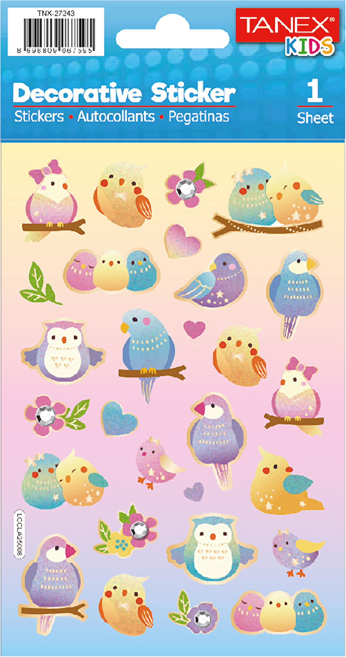 Tanex Puffy Kuşlar Serisi TNX-27243