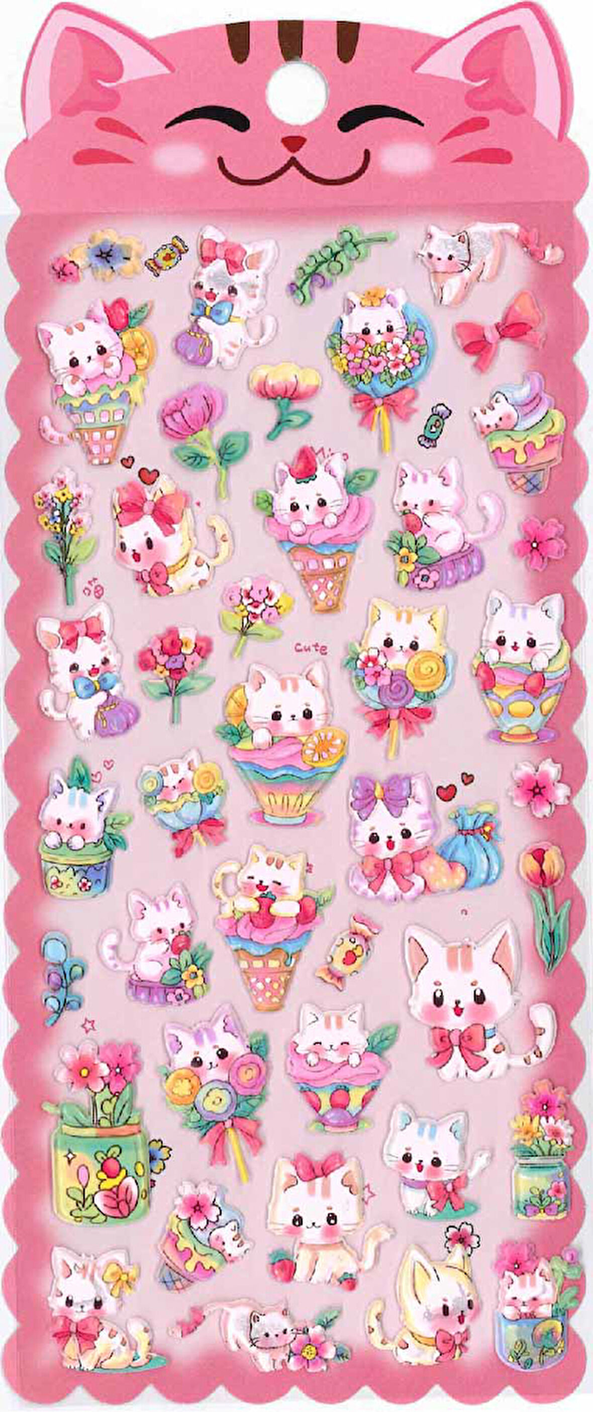 Tanex Puffy Sevimli Kedi Serisi TNX-28907