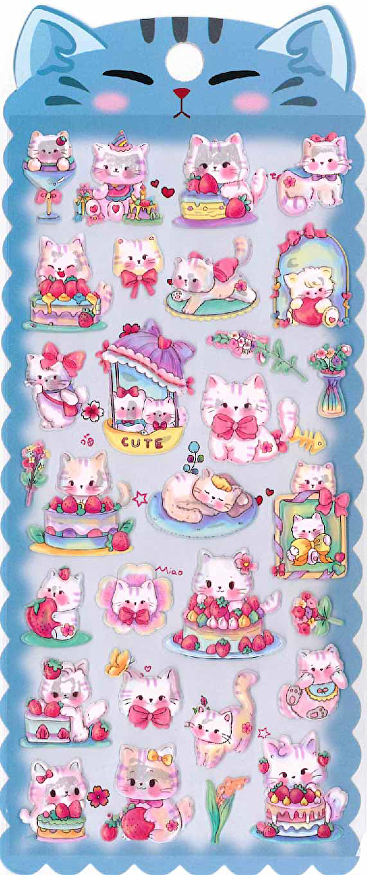 Tanex Puffy Sevimli Kedi Serisi TNX-28909