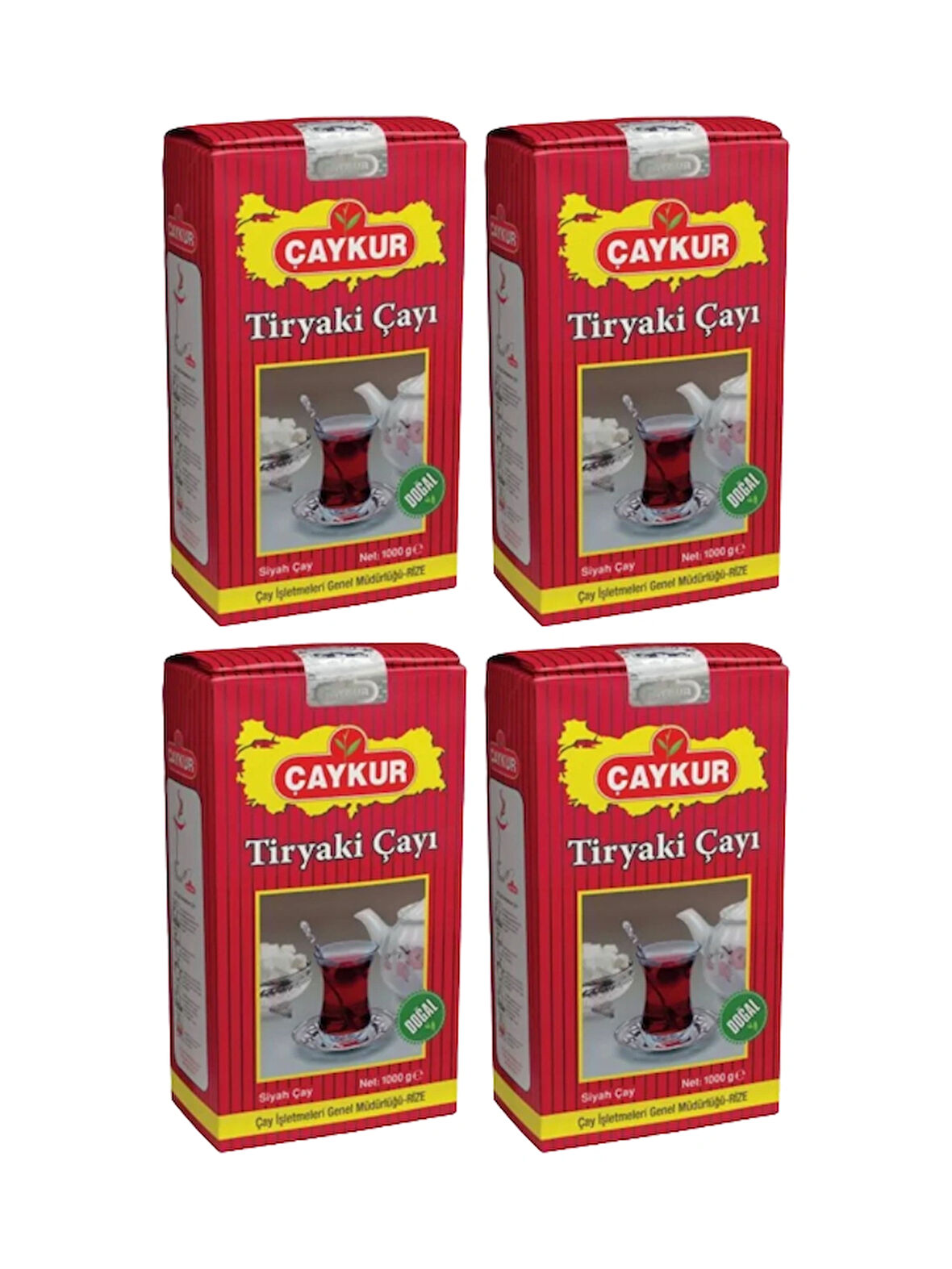 Çaykur Tiryaki Çayı 1000 gr x 4 Adet