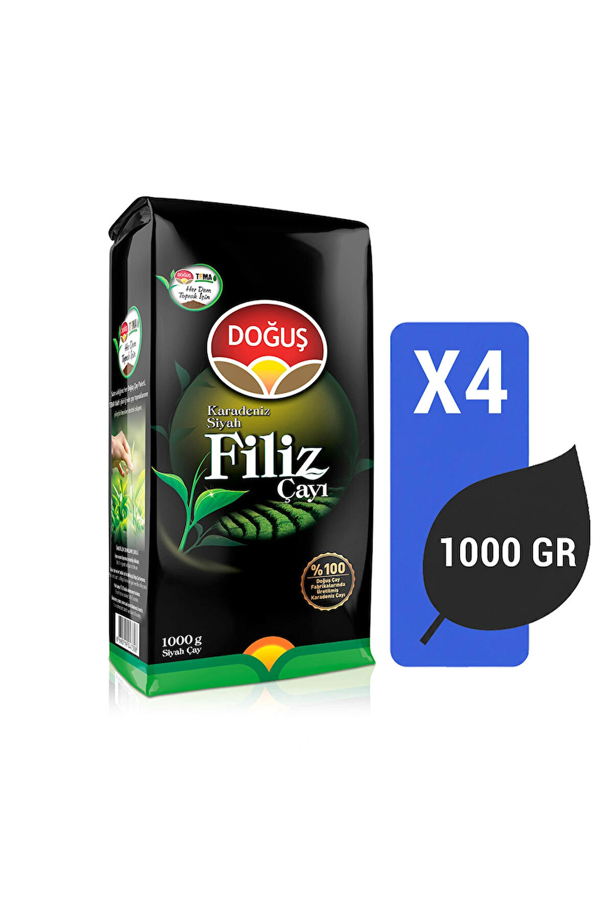 Doğuş Filiz Çayı 1000 gr x 4 Adet