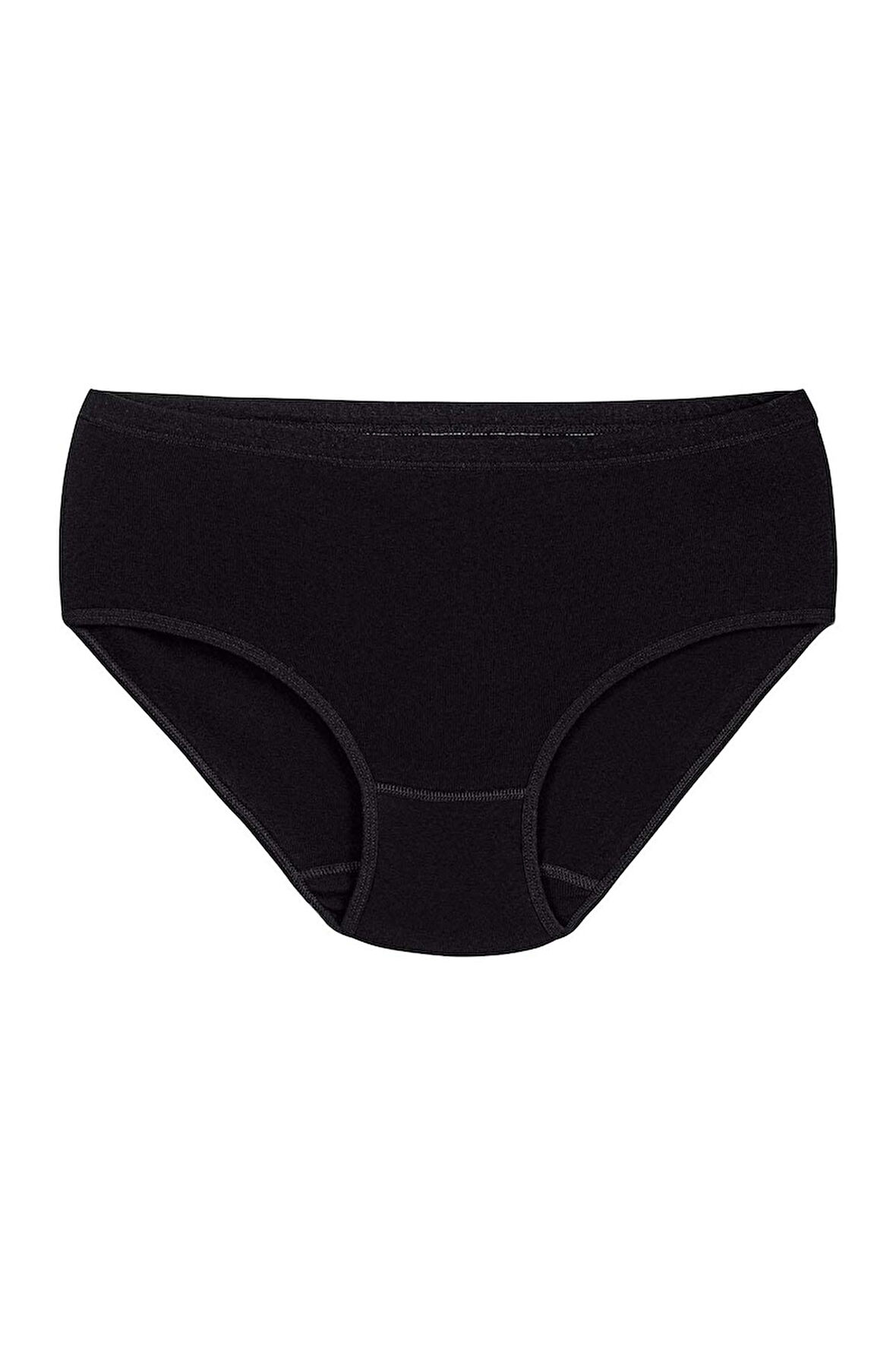 Yıldız 3581 Siyah Ribana Biyeli Kadın Bato Külot