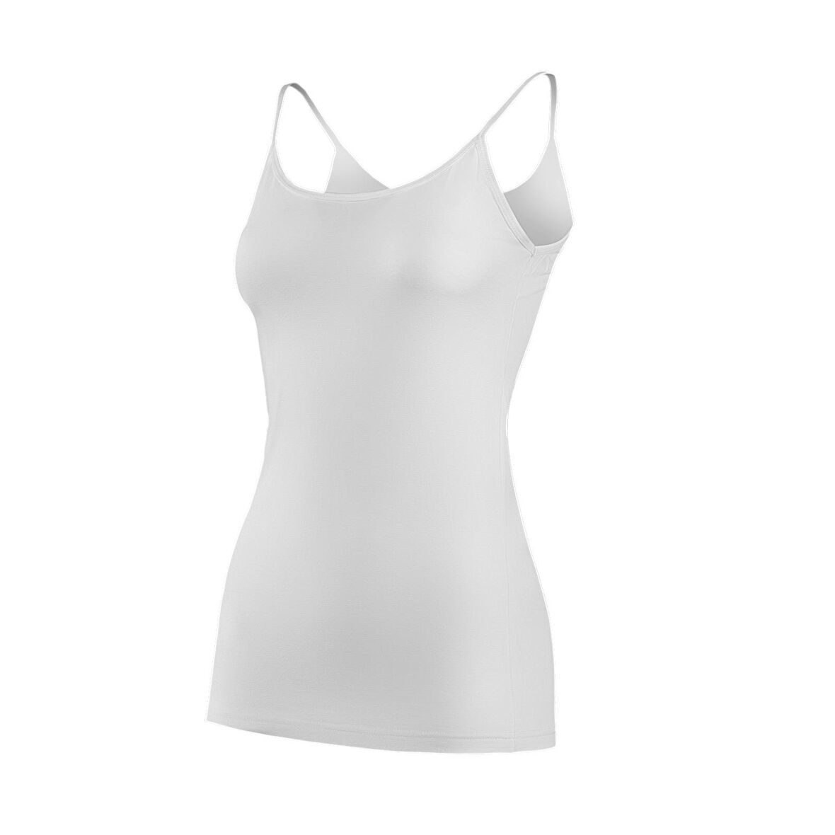 Yıldız 2174 Ekru Likralı İp Askılı Biyeli Kadın Atlet