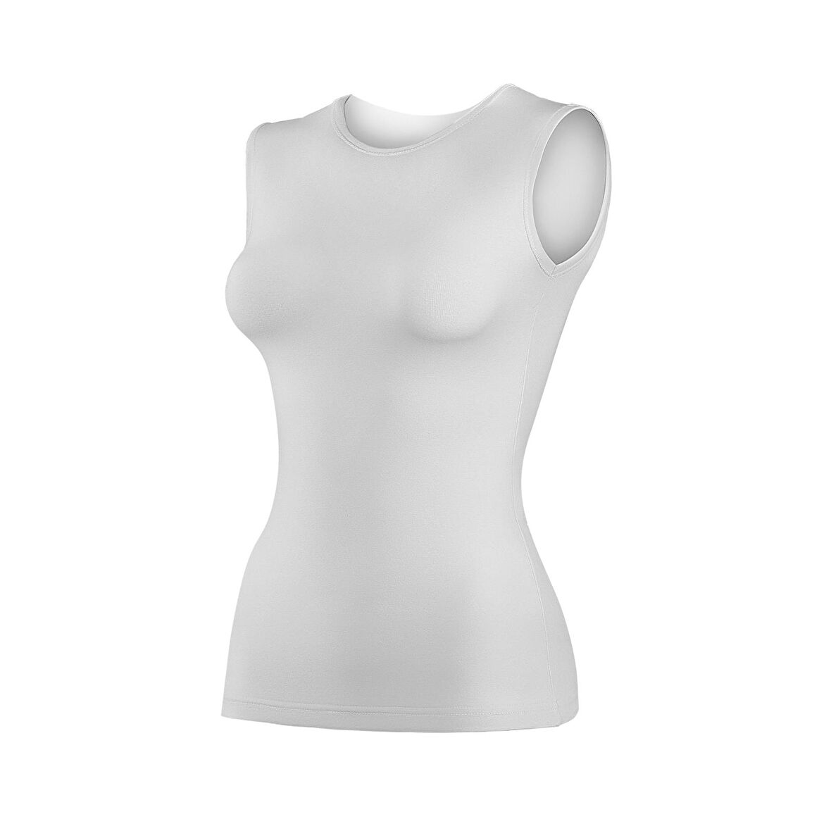 Yıldız 2237 Ekru Likralı Sıfır Kol Kadın Atlet