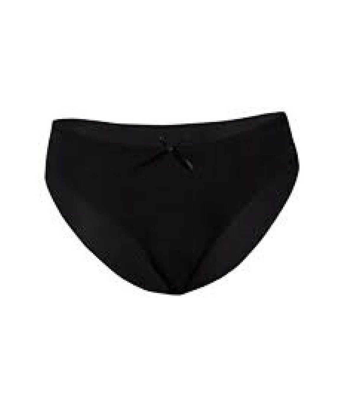 Yıldız 3593 Siyah Ribana Kalpli Kadın Bato Külot