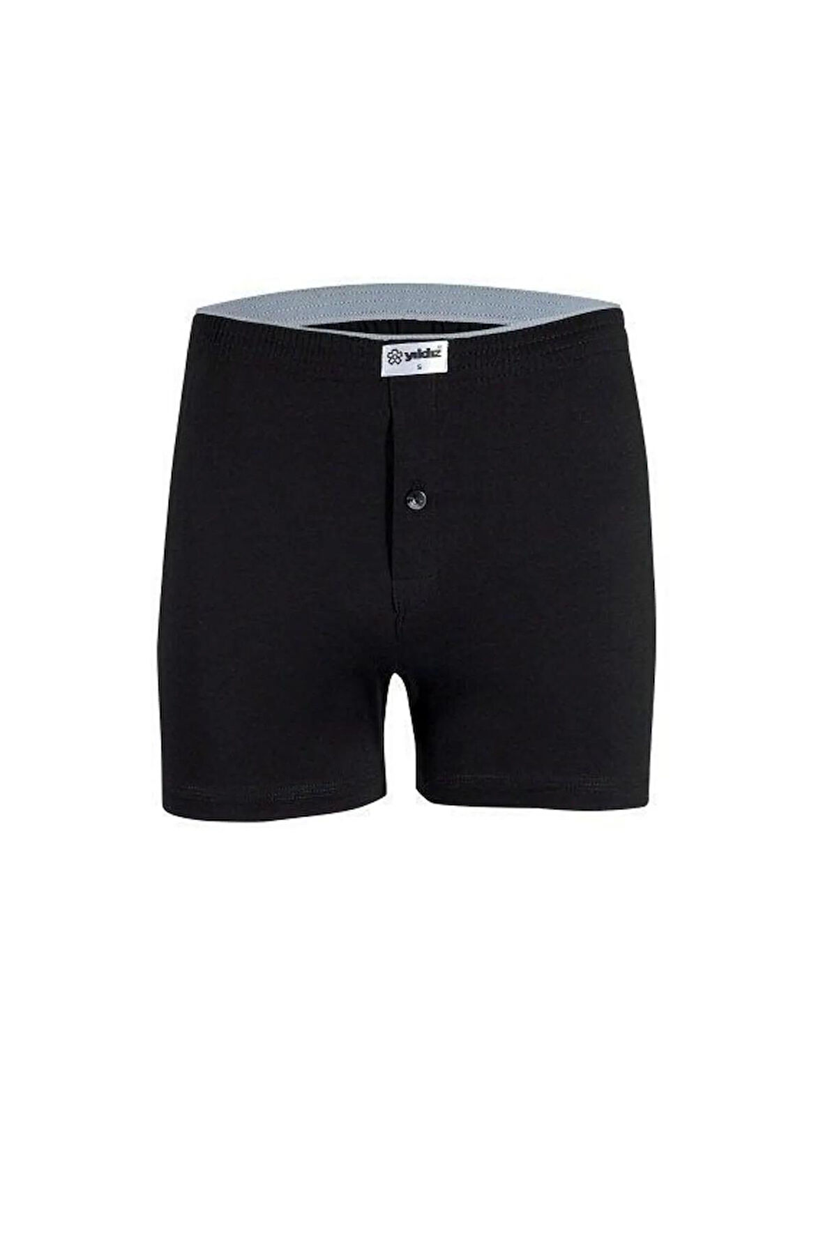 Yıldız 43 Lacivert Düz Renk Bol Kesim Erkek Boxer