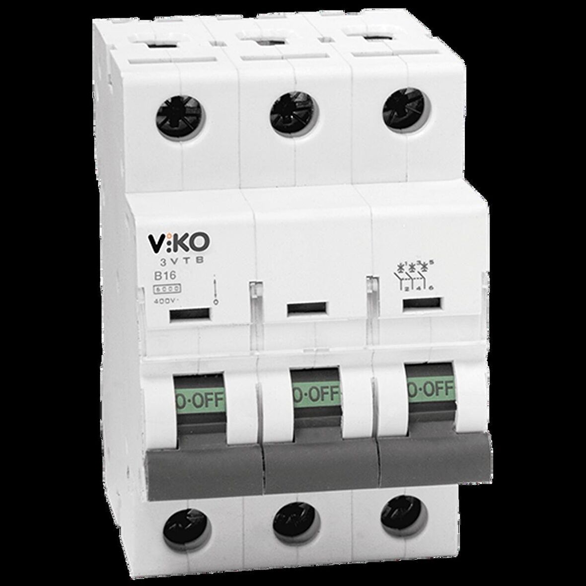 Viko 3 X 6 Amper Üç Kutuplu W Otomat Sigorta