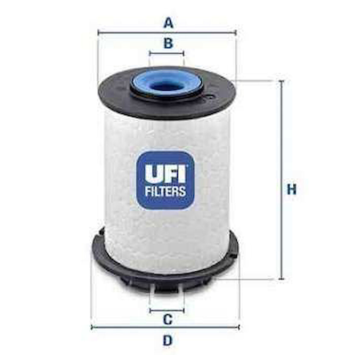 Opel Mazot Filtresi Mokka / Mokka X 13> A16dth - B16dth Aveo T300 1.3 Diesel Trax 13>18 B16dth (oe) - Ufı 26.033.00