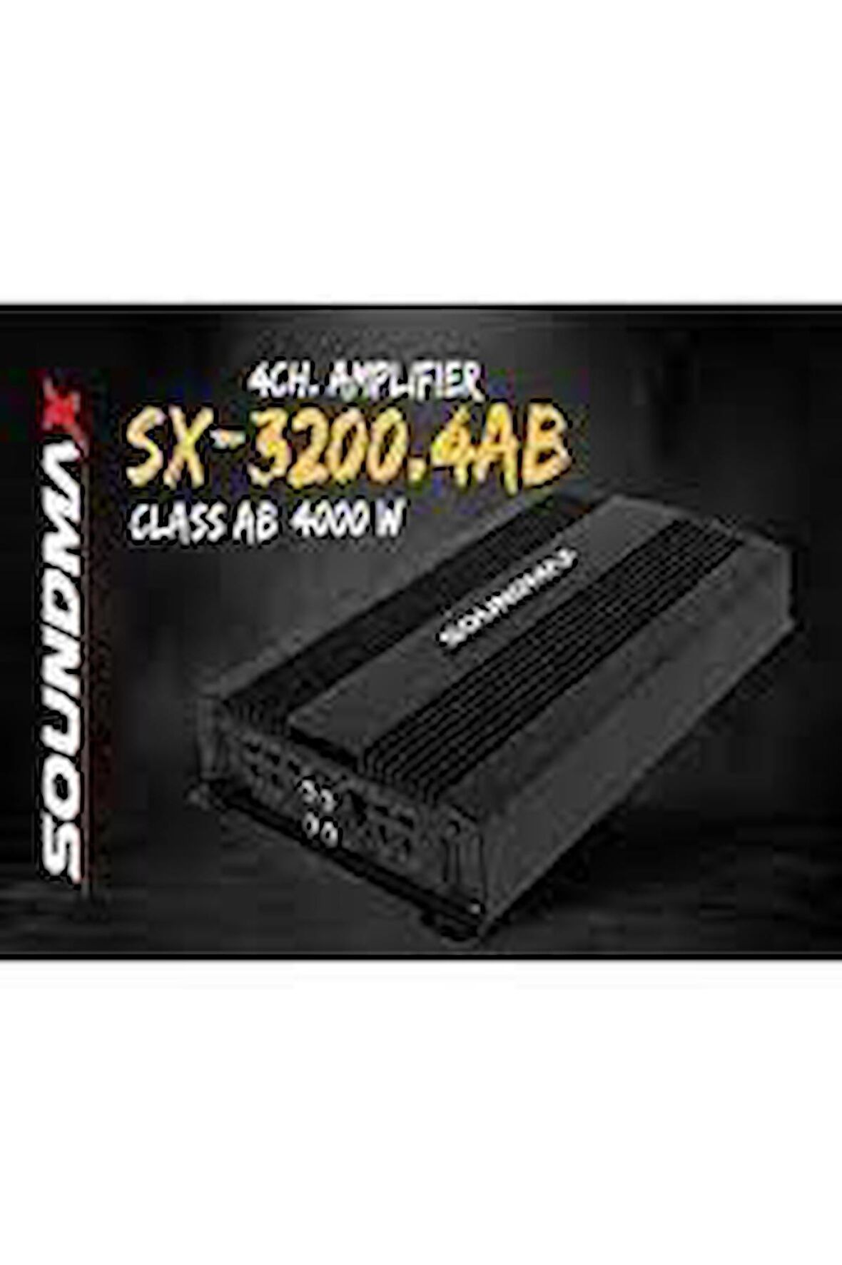 SX-3200.4AB SOUNDMAX OTO AMPLİFİKATÖR 4 KANAL CLASS AB 4000W