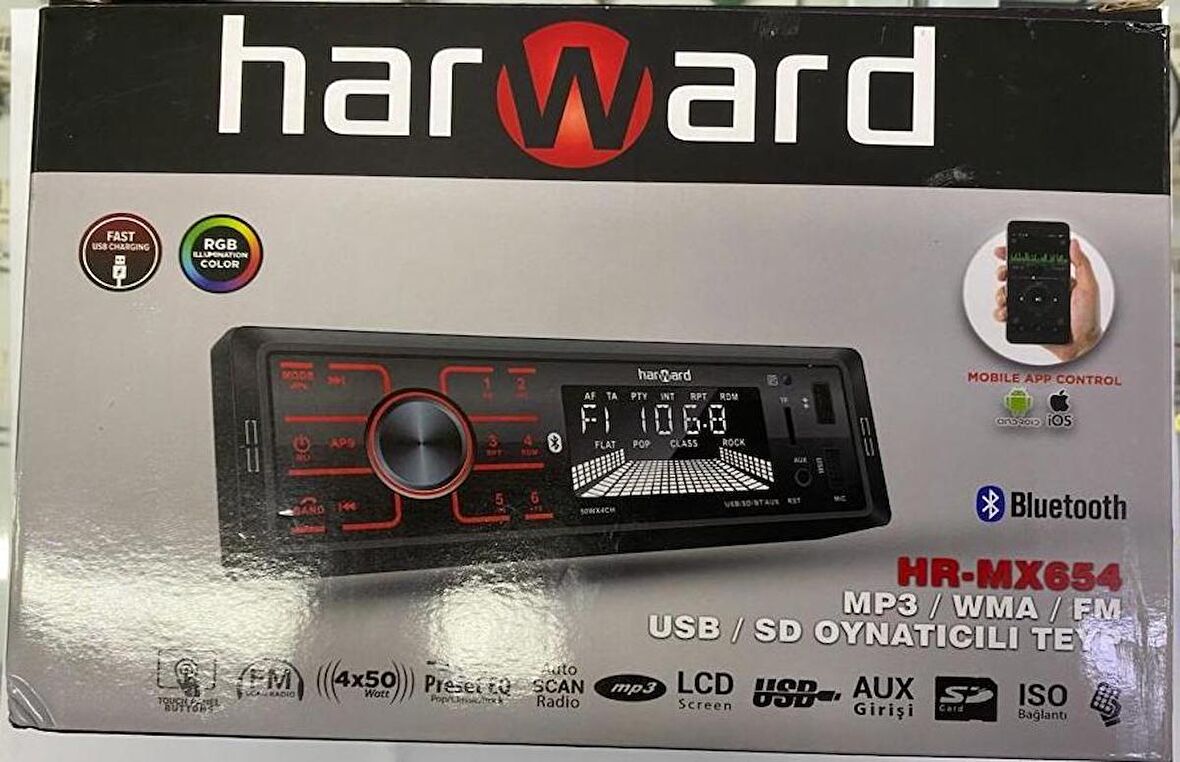 Harward HR-MX654 4x50 Watt Oto Teyp