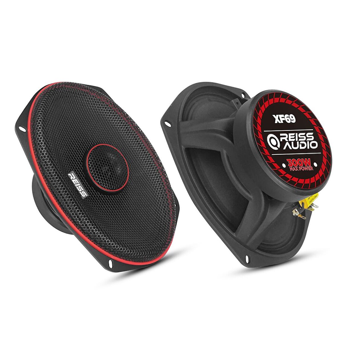 Reiss Audio RS-XF69 300 W +125 W RMS +6x9 Oval Hoparlör Tekli Paket Halinde