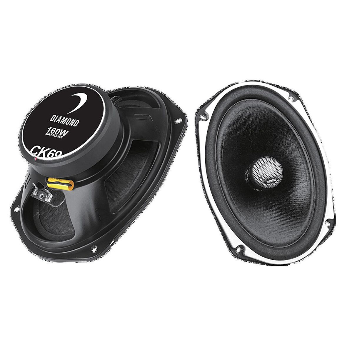 Diamond Audio DA-CK69 160 Watt Max Power+80 Watt RMS Power Oval Hoparlör 2 Li Paket Halinde