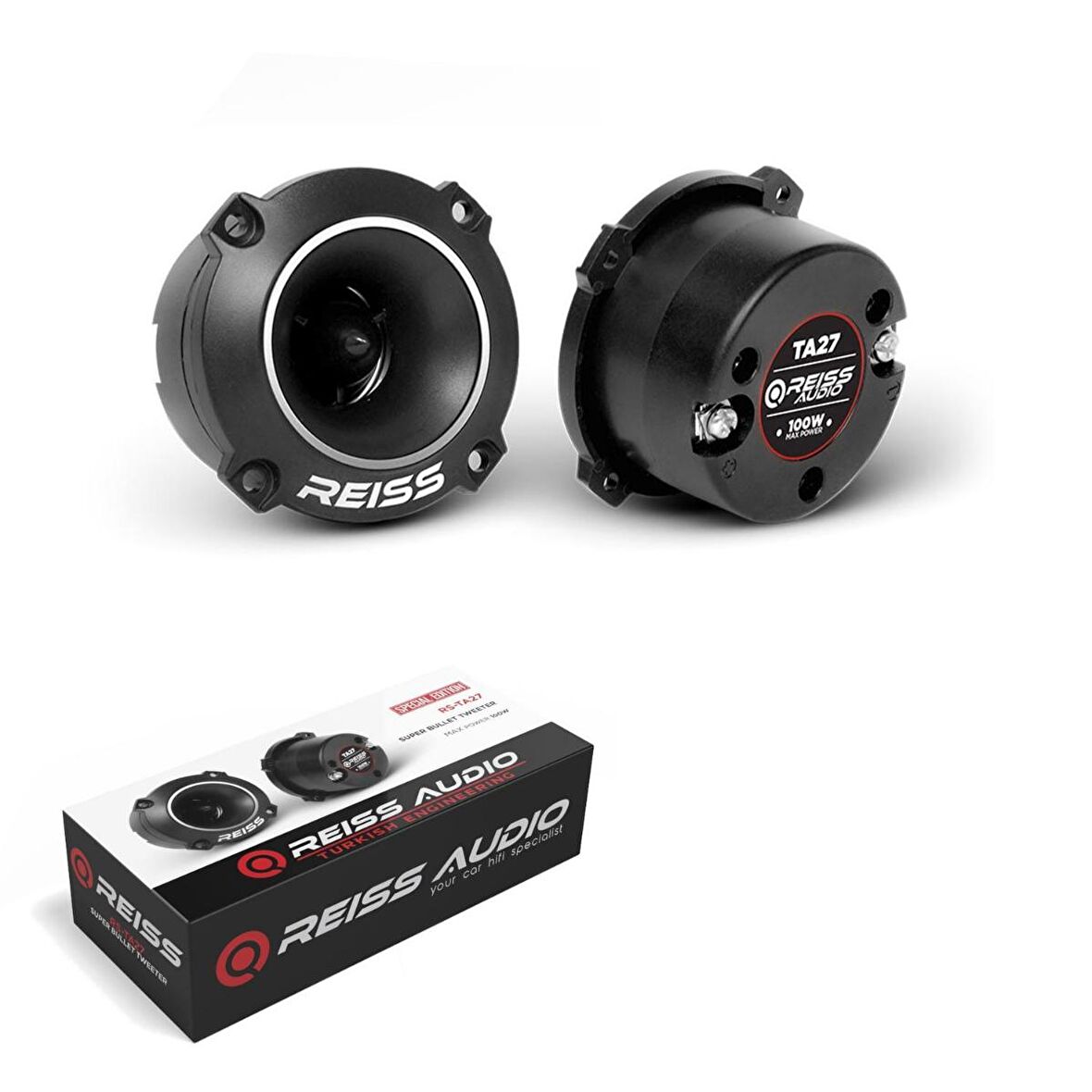 Reiss Audio RS-TA27 Tweeter 200 W Rms 100 W 2 Adet